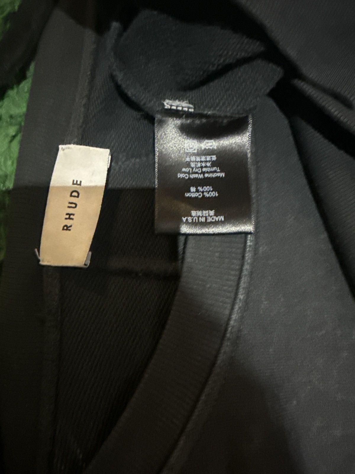 Rhude Black Classic Checkers Sweatshirt Size US L / EU 52-54 / 3 - 8 Thumbnail