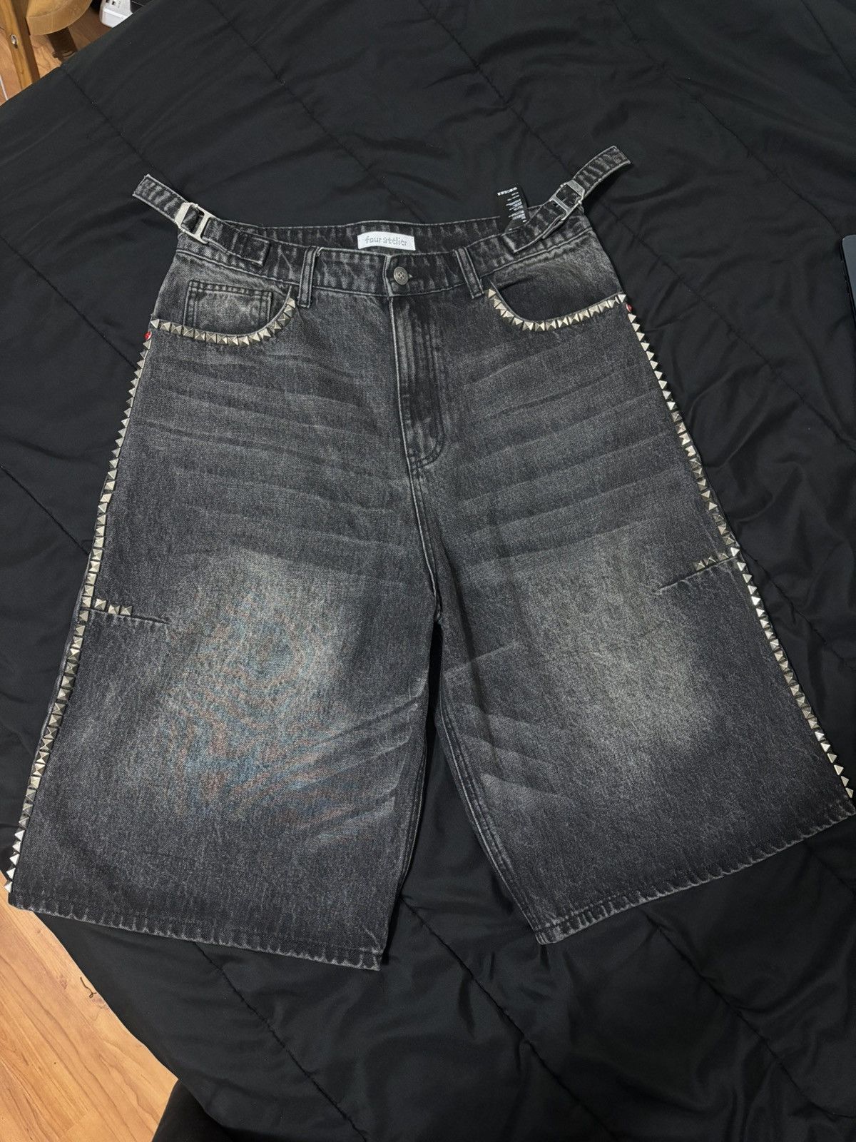 FOUR ATELIER Four Atelier Denim Jorts Size US 31 - 1 Thumbnail