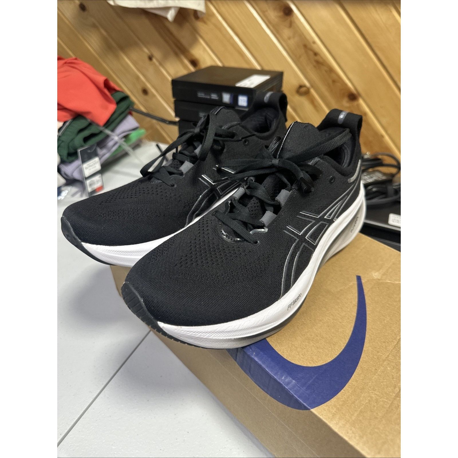 Asics Size 12 - ASICS Gel Nimbus 26 Black Graphite Grey Women’s Size US 12 / IT 42 - 5 Thumbnail