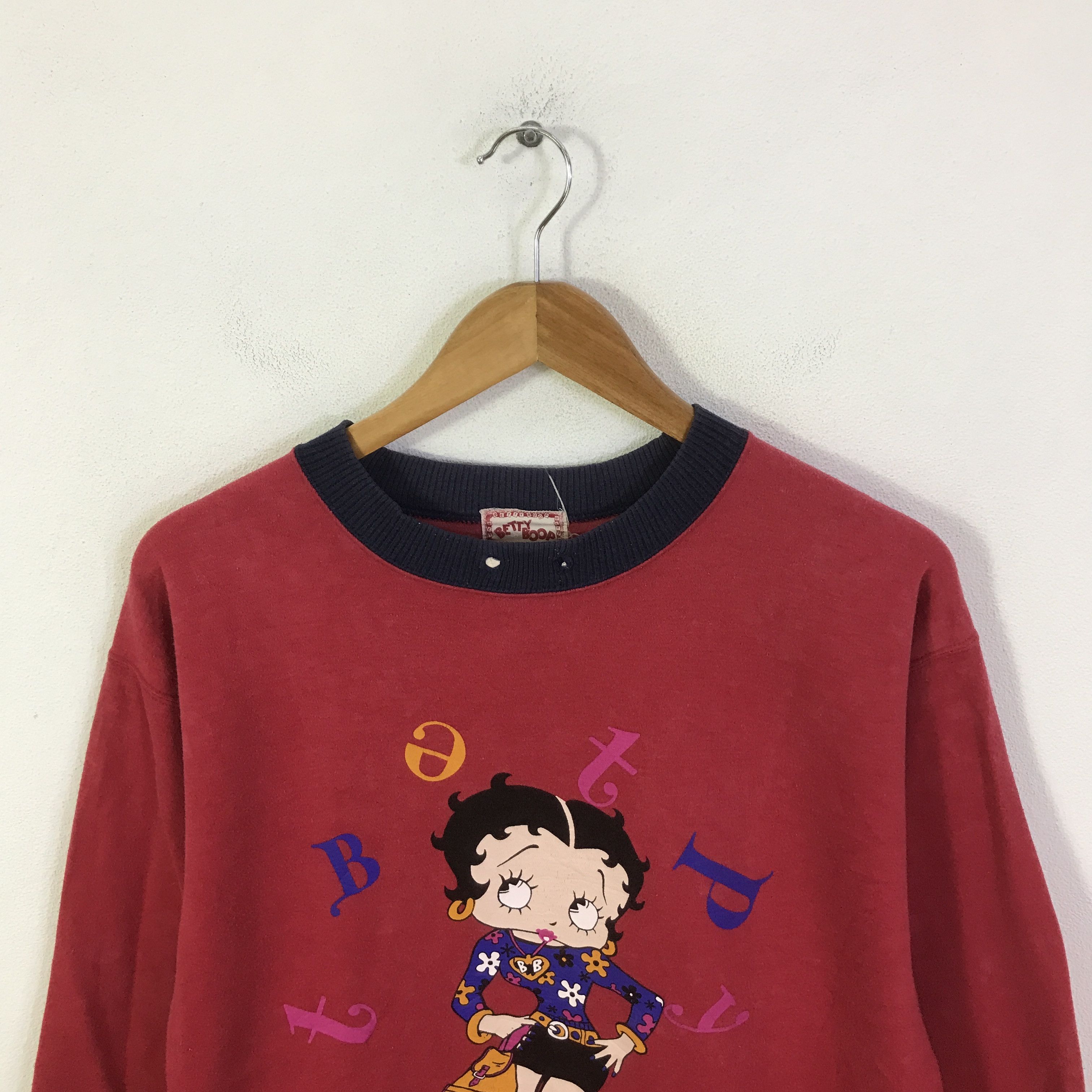 Japanese Brand betty boop woman sweatshirt K115B19 Size US L / EU 52-54 / 3 - 2 Thumbnail