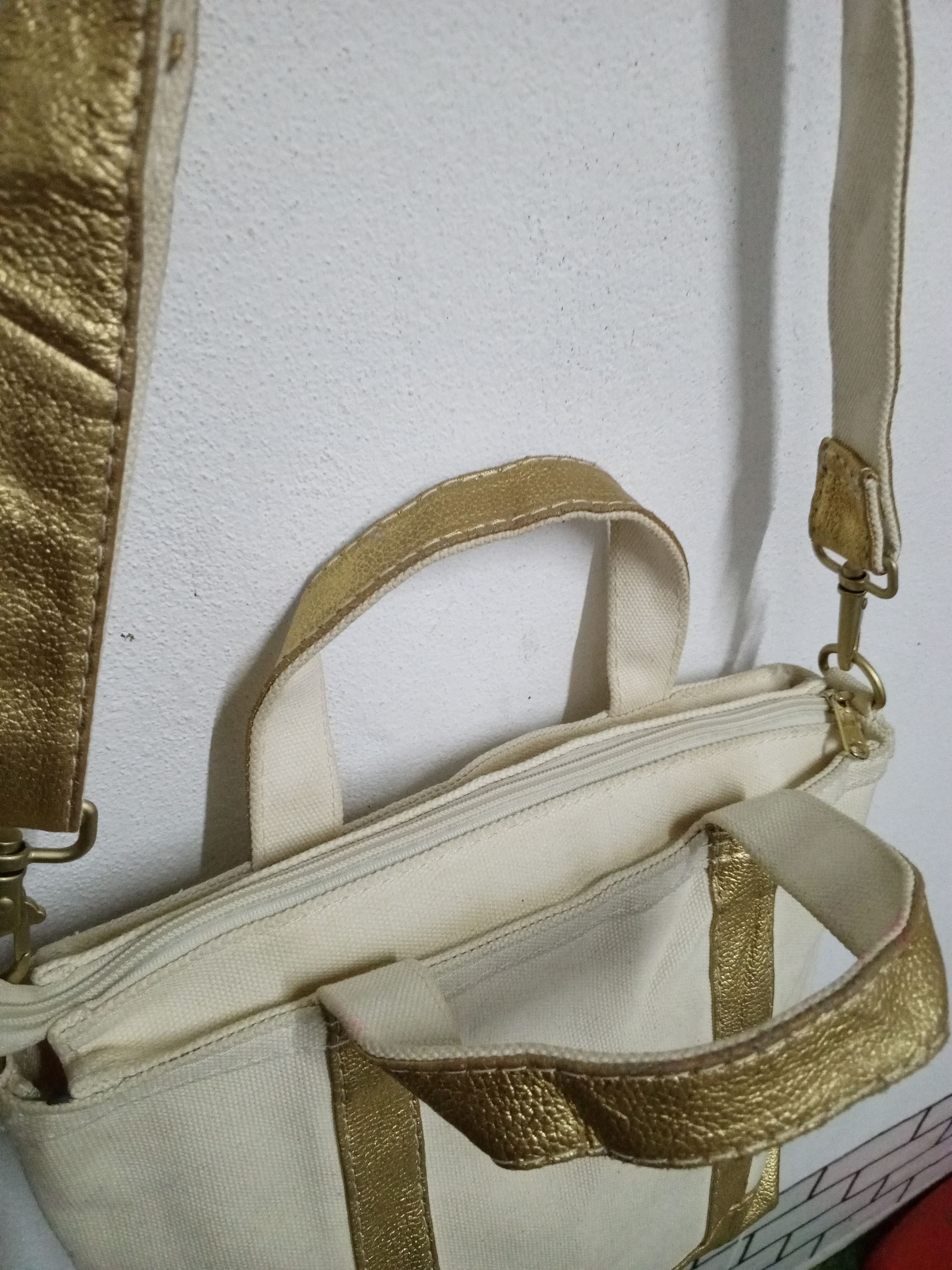 L.L. Bean L.L.BEAN TOTE 2WAY BAG GOLD Size ONE SIZE - 5 Thumbnail
