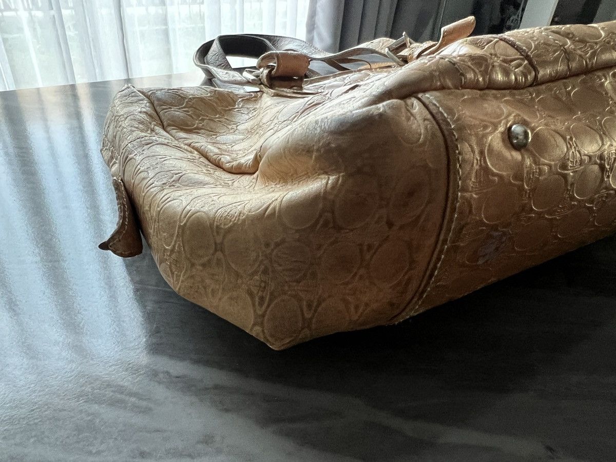 Vivienne Westwood Vivienne Westwood : Monogram Orb Logo Leather Handle Bag Size ONE SIZE - 8 Thumbnail