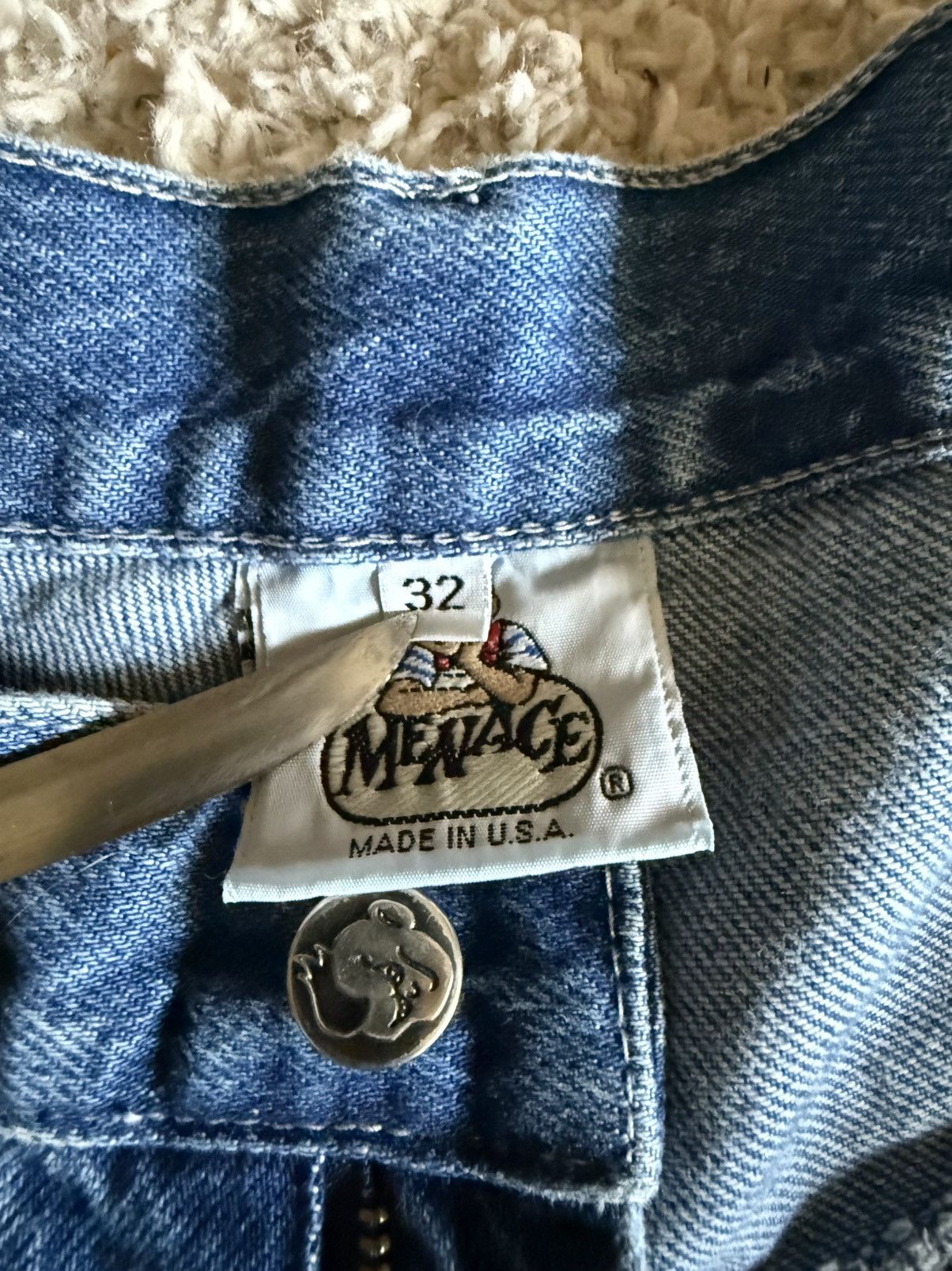 Menace 90s Menace Dragon Denim 66 Inch Opening JNCO Skater Rave Y2K Size US 32 / EU 48 - 6 Thumbnail