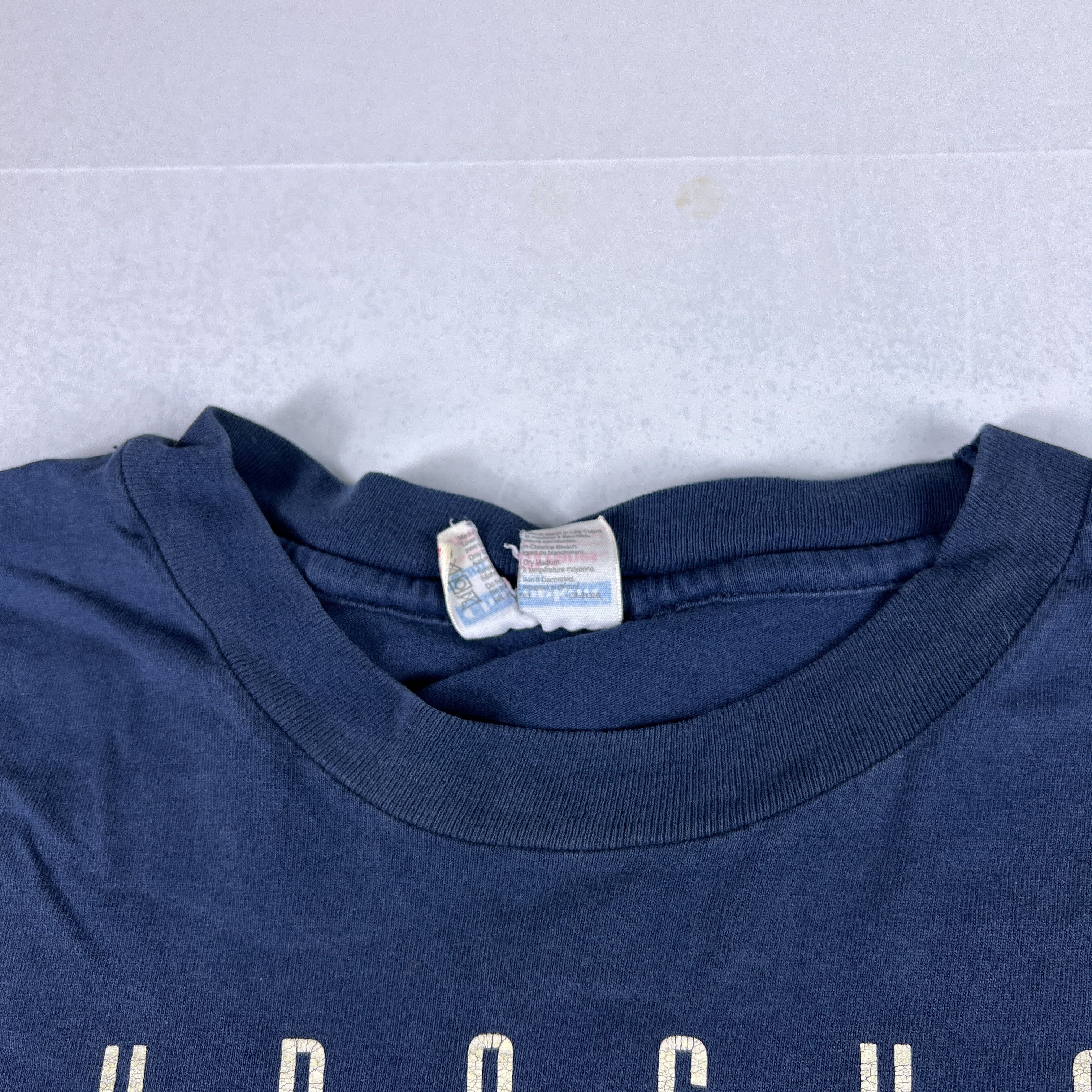 Hanes × NCAA × Vintage VTG 90s Syracuse Orangemen Shirt Faded Single Stitch Tee Size US XXL / EU 58 / 5 - 7 Thumbnail