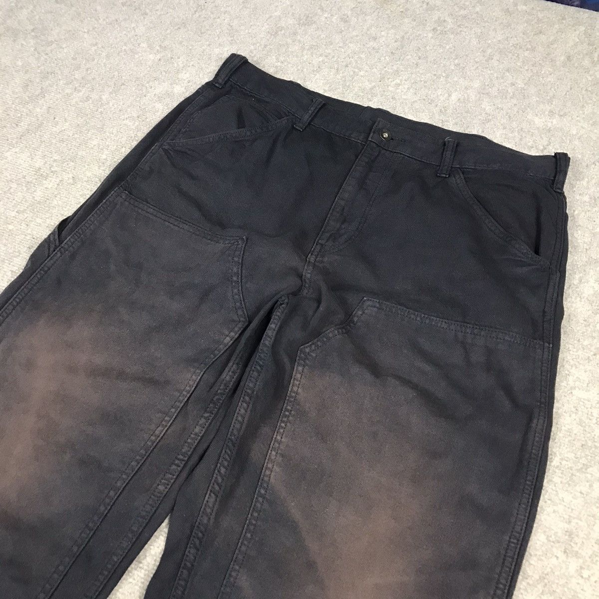 Japanese Brand JAPANESE UNIQLO DOUBLE KNEE SUN FADED NAVY BAGGY PANTS Size US 34 / EU 50 - 6 Thumbnail