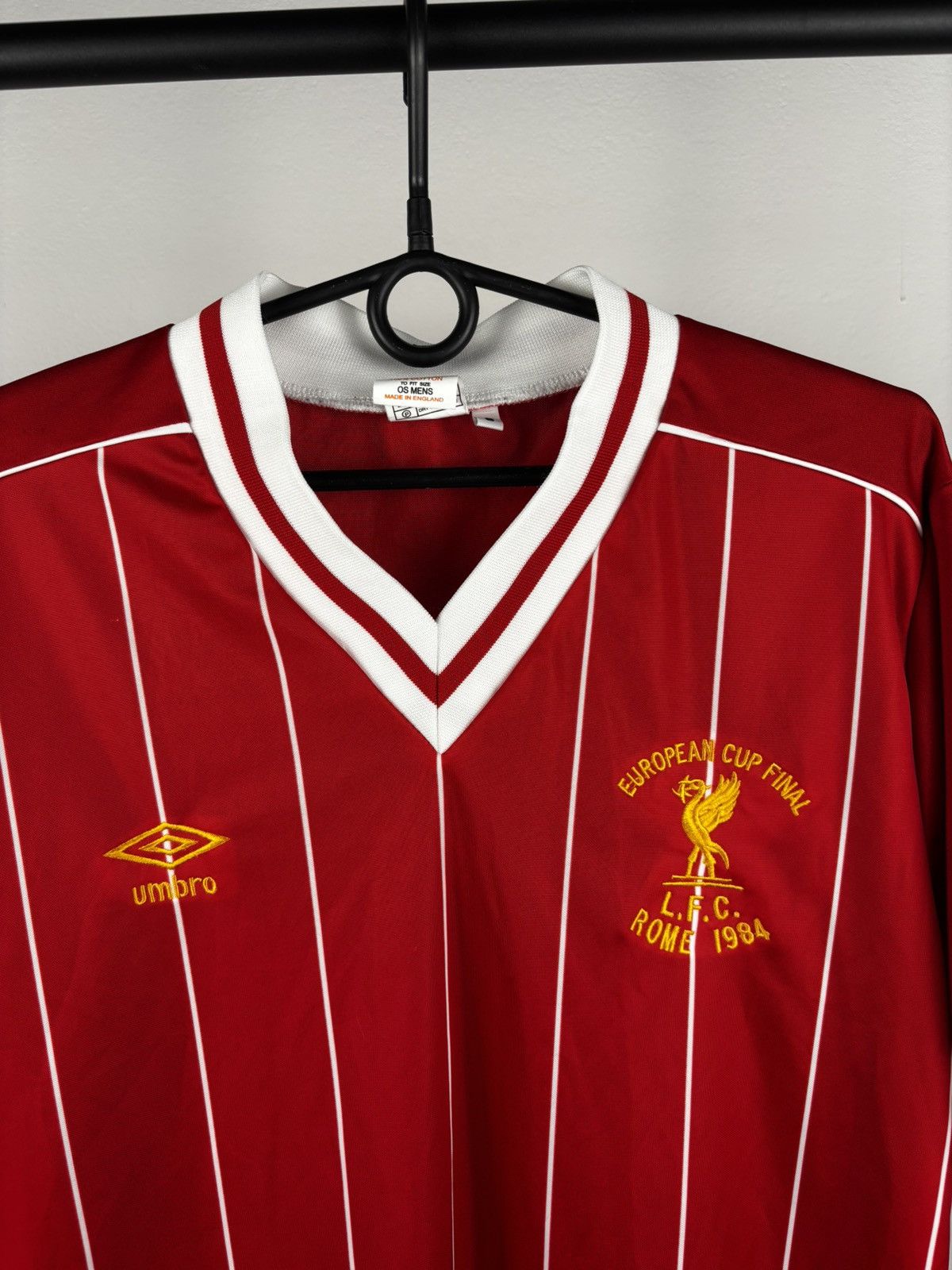 Umbro × Vintage Umbro European Cup Final L.F.C Rome 1984 Size US S / EU 44-46 / 1 - 2 Thumbnail