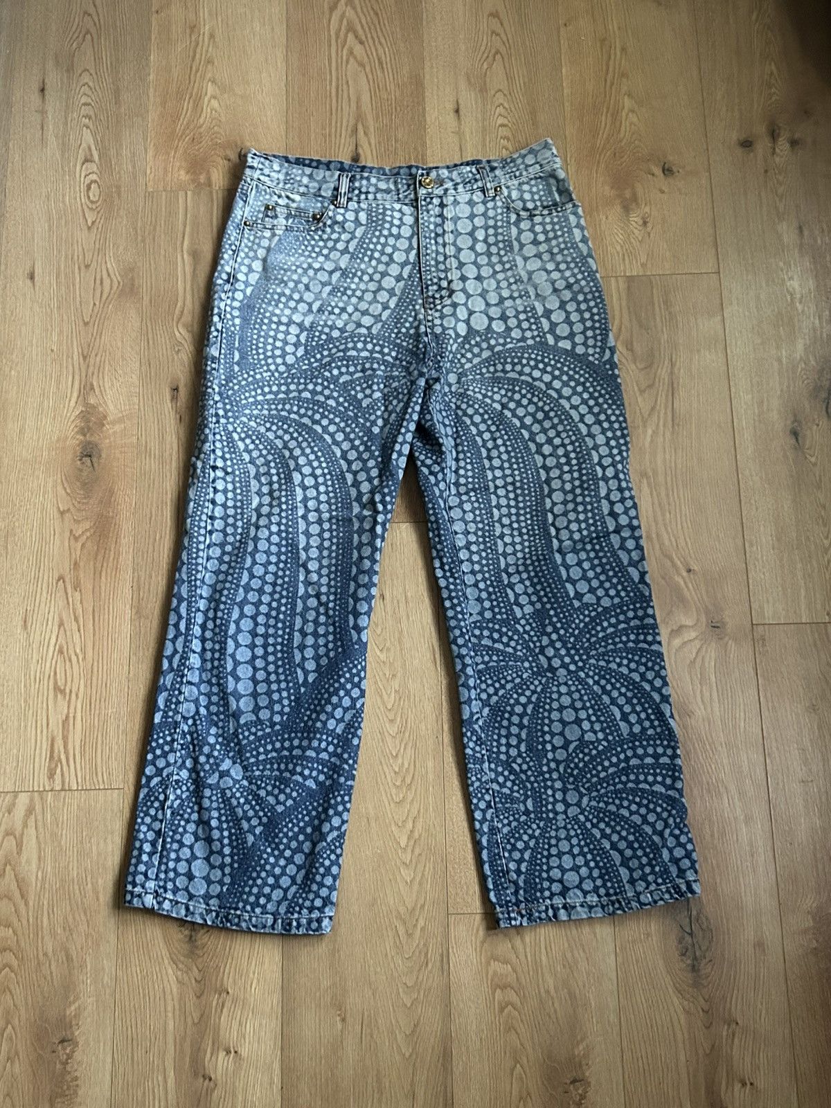 Yayoi Kusama Louis Vuitton Yayoi Kusama 23AW Allover Pumpkin Denim Size US 32 / EU 48 - 2 Thumbnail