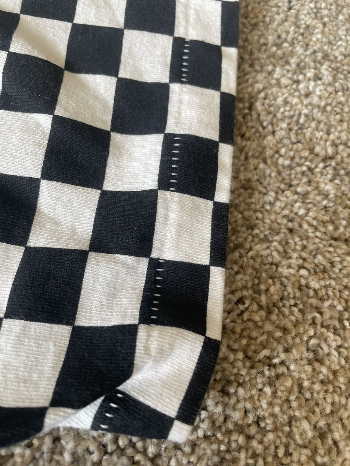 Vintage Vintage Daytona 500 Single Stitch Checkered Sleeve T-Shirt Size US XL / EU 56 / 4 - 2 Thumbnail
