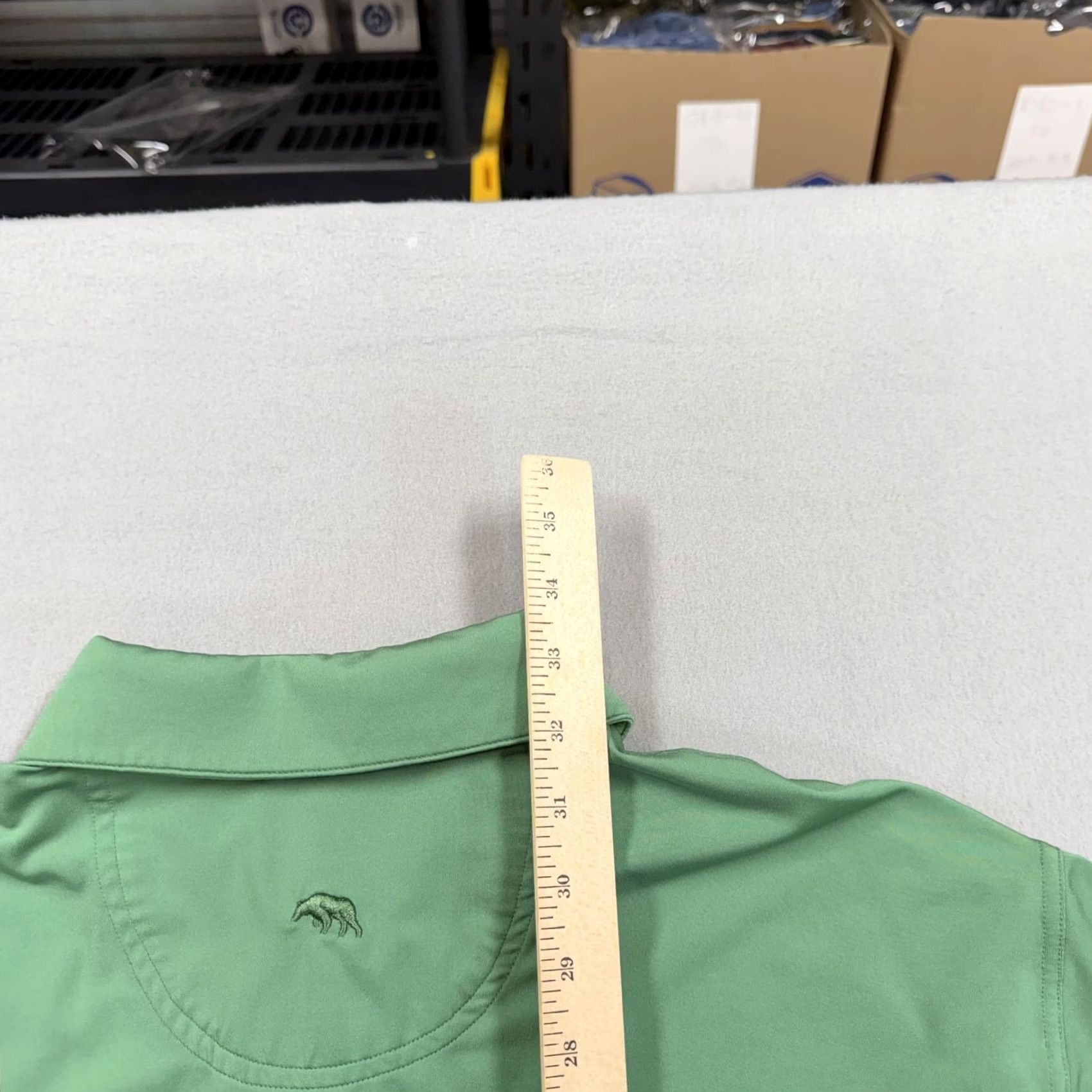 Vintage Onward Reserve Polo Shirt Mens L Green Solid Golf Performance Casual Stretch Size US L / EU 52-54 / 3 - 5 Thumbnail
