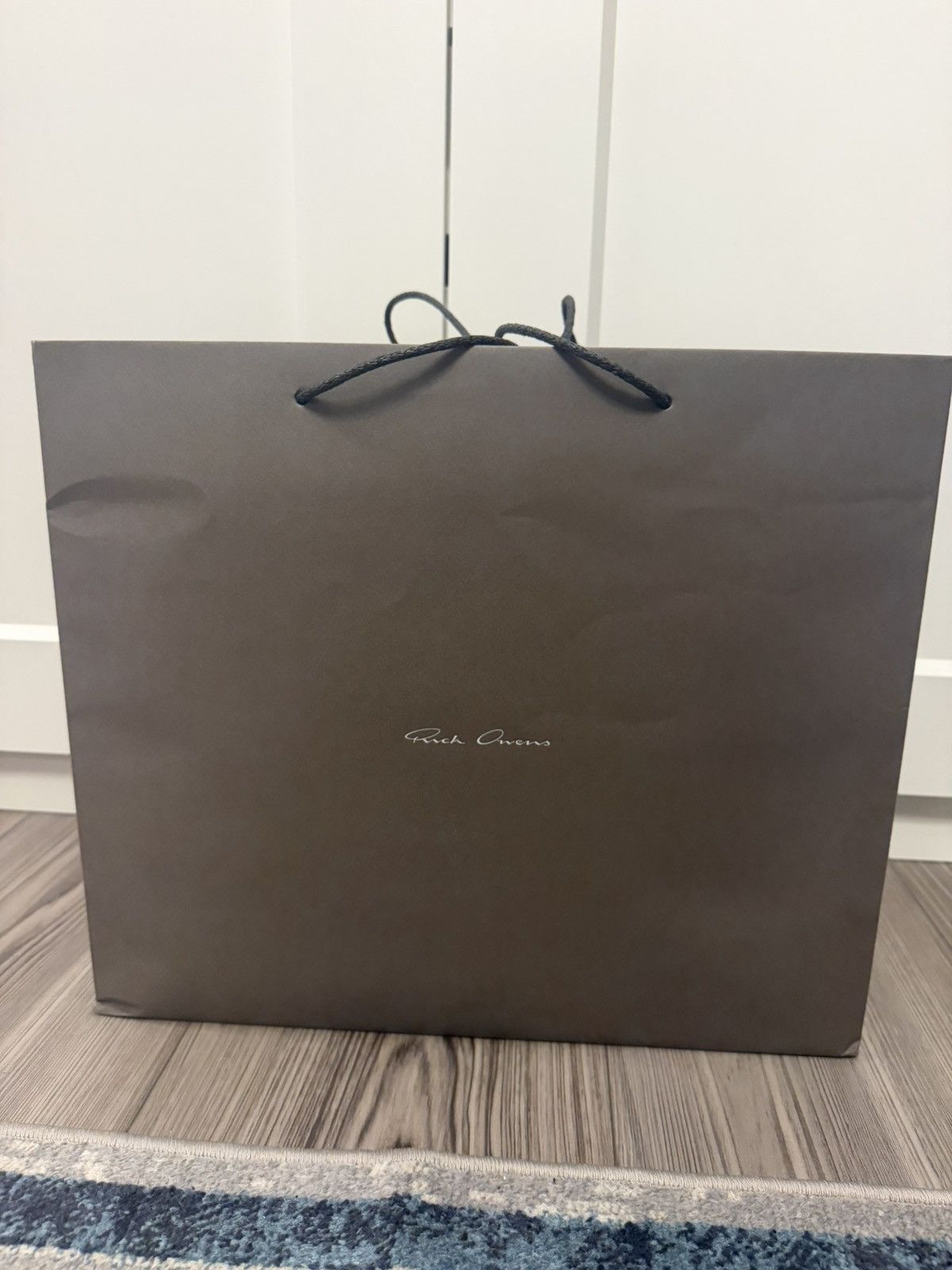 Rick Owens Rick Owen’s Mainline Leather Ramones black/milk size 42 Size US 9 / EU 42 - 12 Thumbnail