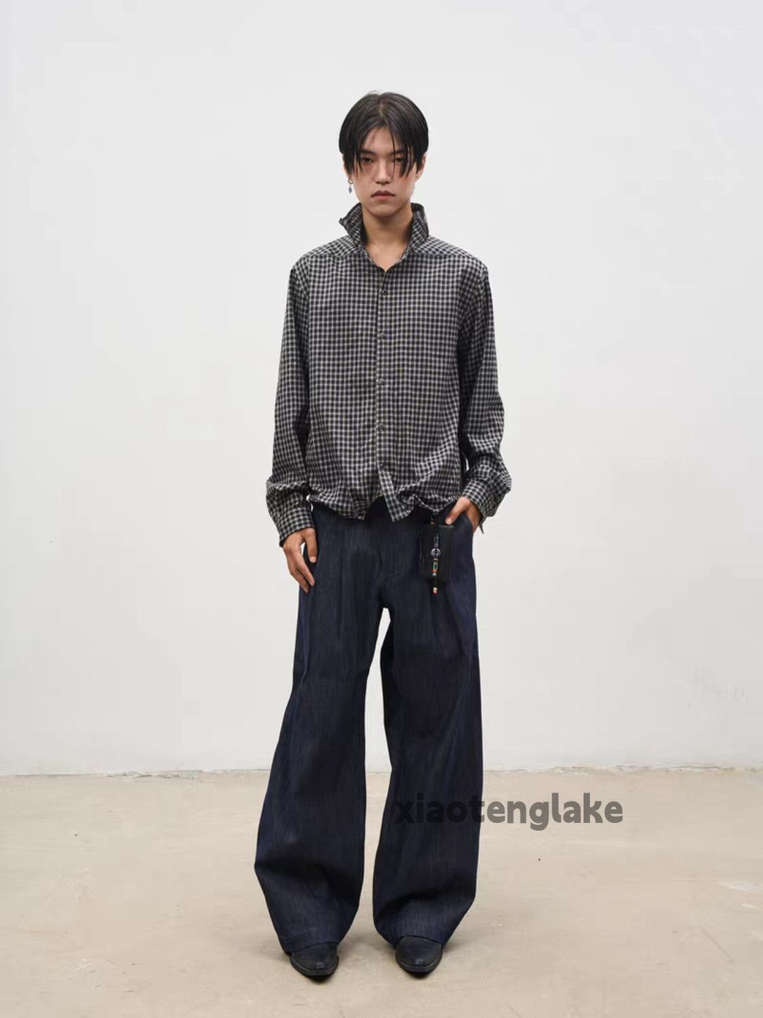 Jean ltx vintage loose hiphop yuppie flared pleated jeans Size US 32 / EU 48 - 5 Thumbnail
