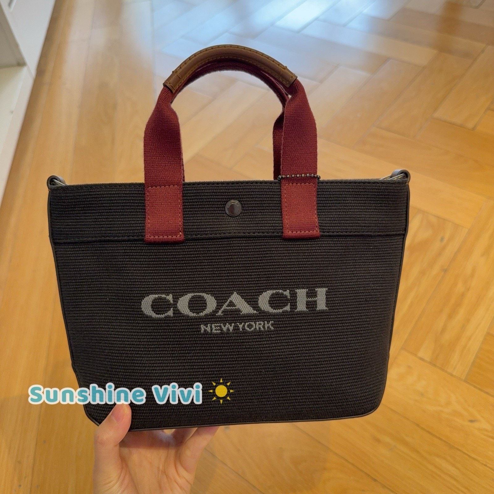 Coach NWT Coach Tote 20 In Colorblock CU299 Black Copper/Black Size ONE SIZE - 1 Thumbnail