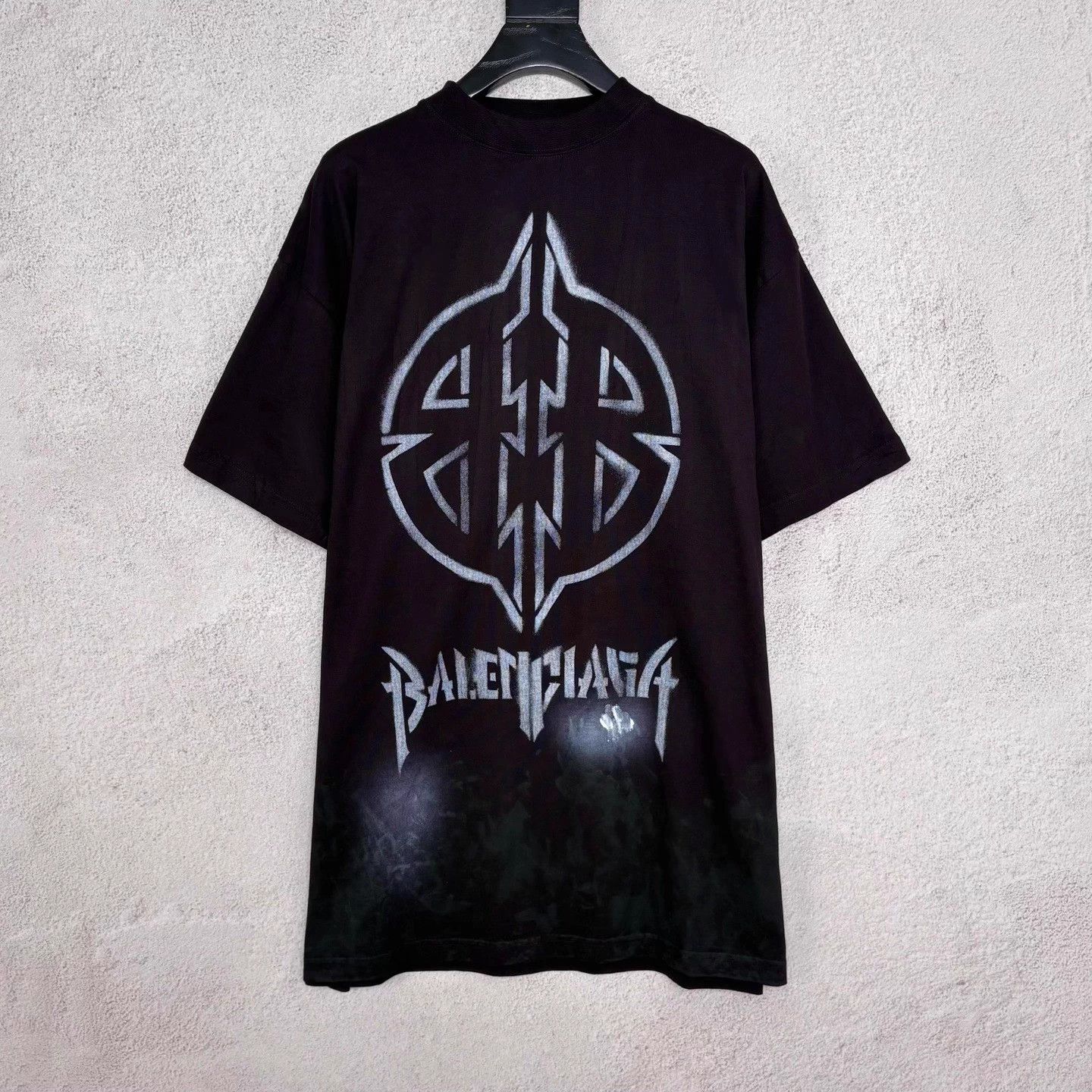 Balenciaga Balenciaga SS24 Double B Logo Print Black T-Shirt Size US M / EU 48-50 / 2 - 1 Thumbnail