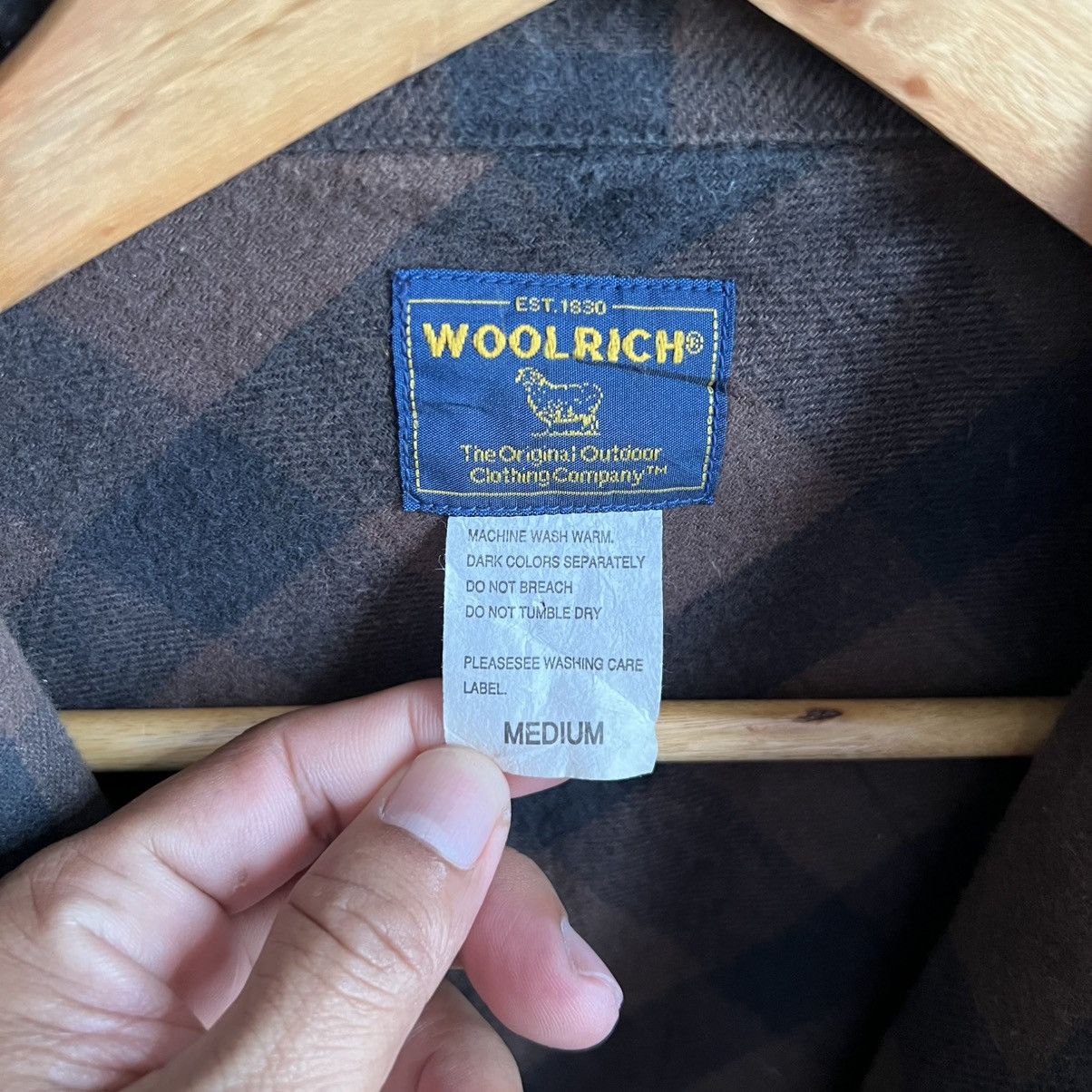Vintage × Woolrich Woolen Mills Vintage Woolrich Checkered Zipper Jacket Size US M / EU 48-50 / 2 - 4 Thumbnail
