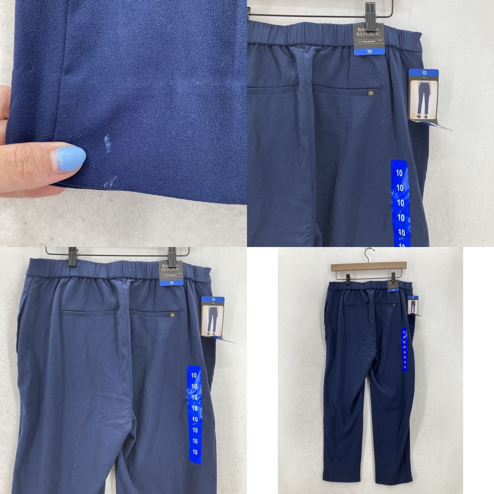 Banana Republic Banana Republic Pants Womens 10 Blue Pull On Stretch Comfort Work Office Wear Pants Womens 10 Blue Pull On Stretch Comfort Work Office Wear Size 32" / US 10 / IT 46 - 9 Thumbnail