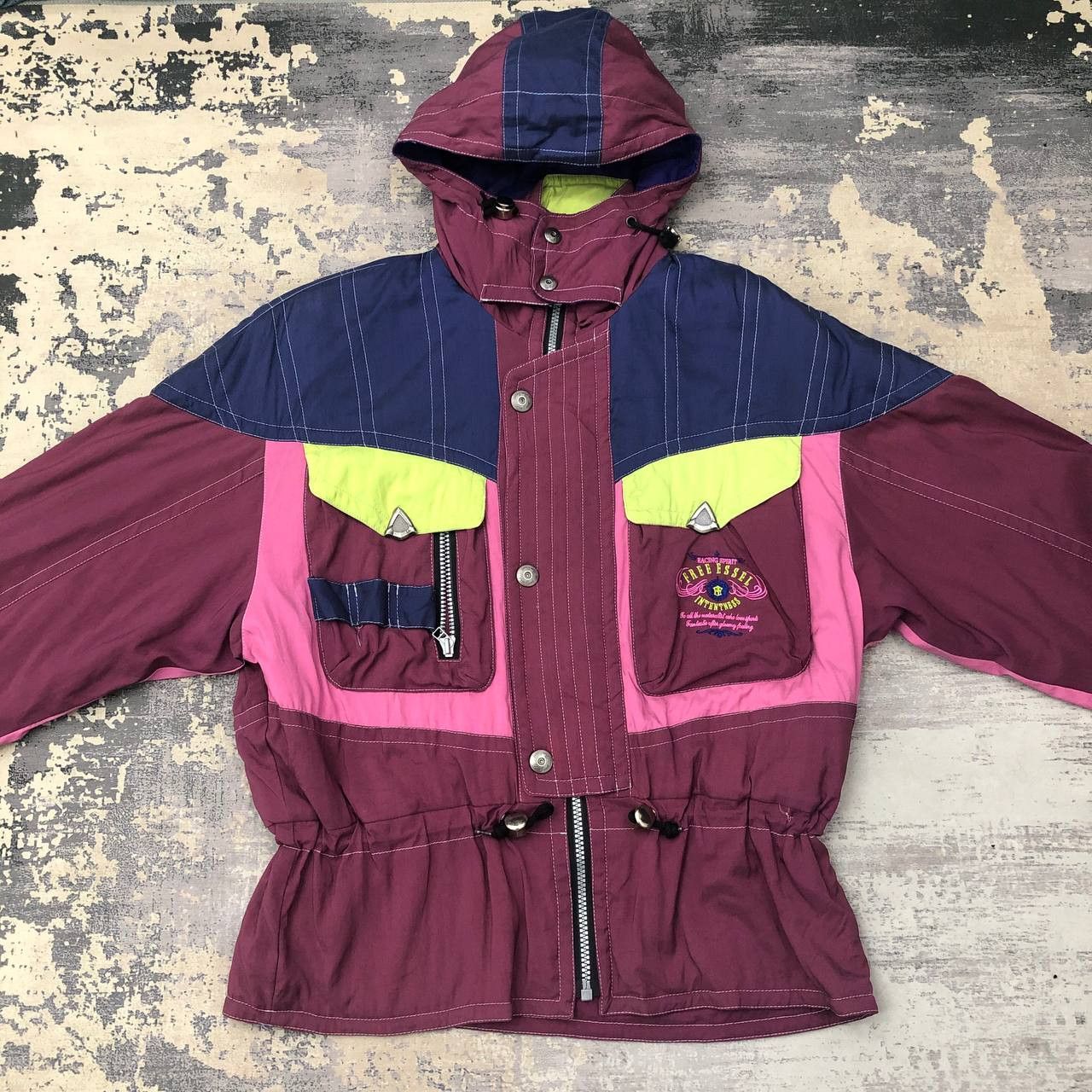 Japanese Brand Y603 SKI WEAR RACING SPIRIT FREE ESSEL INTENTNESS JACKET Size US XL / EU 56 / 4 - 4 Thumbnail