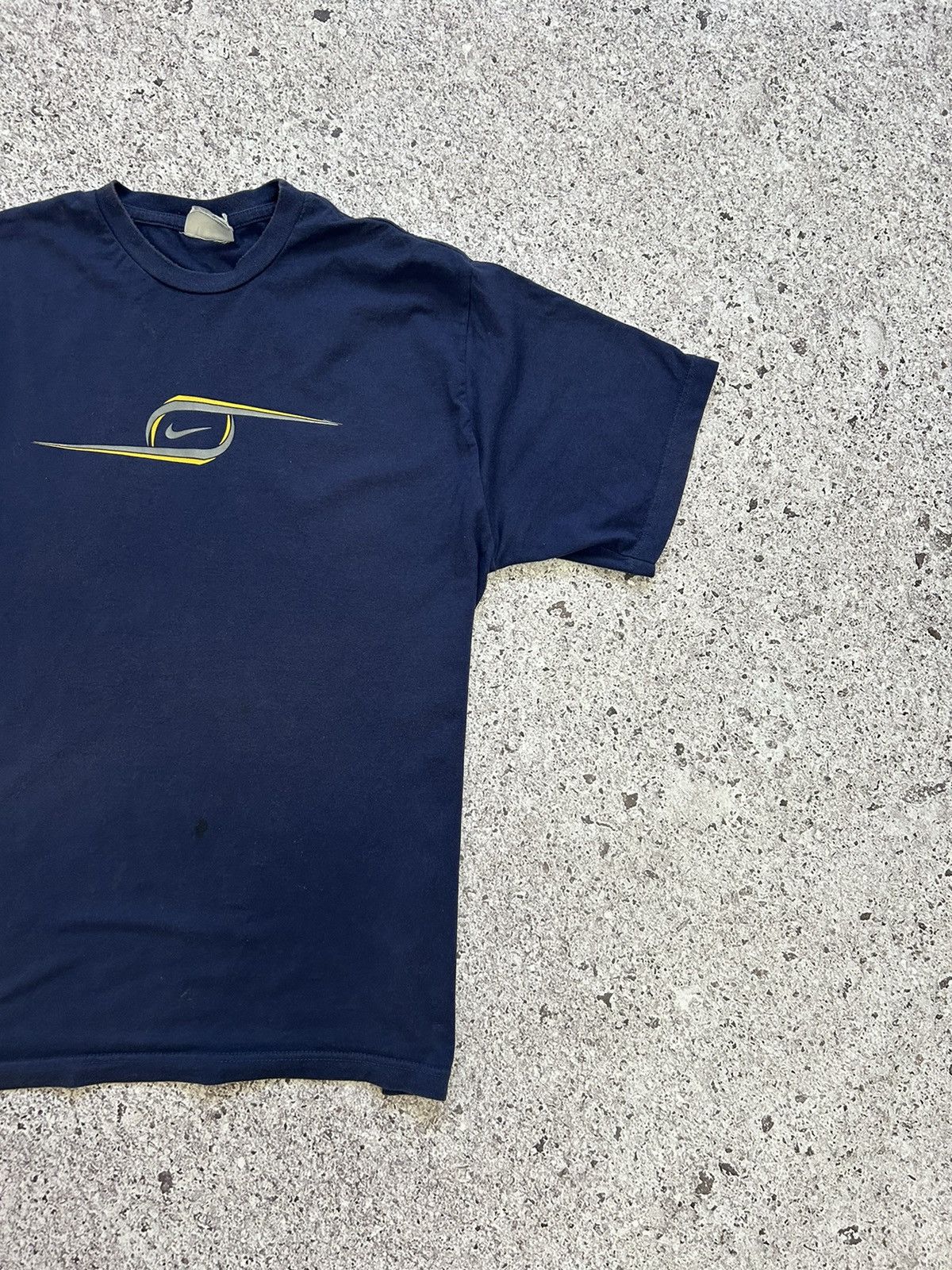 Nike × Vintage 🇺🇸 Vintage 90s Nike Swoosh T-shirt Made In USA Y2K Hype Size US L / EU 52-54 / 3 - 4 Thumbnail