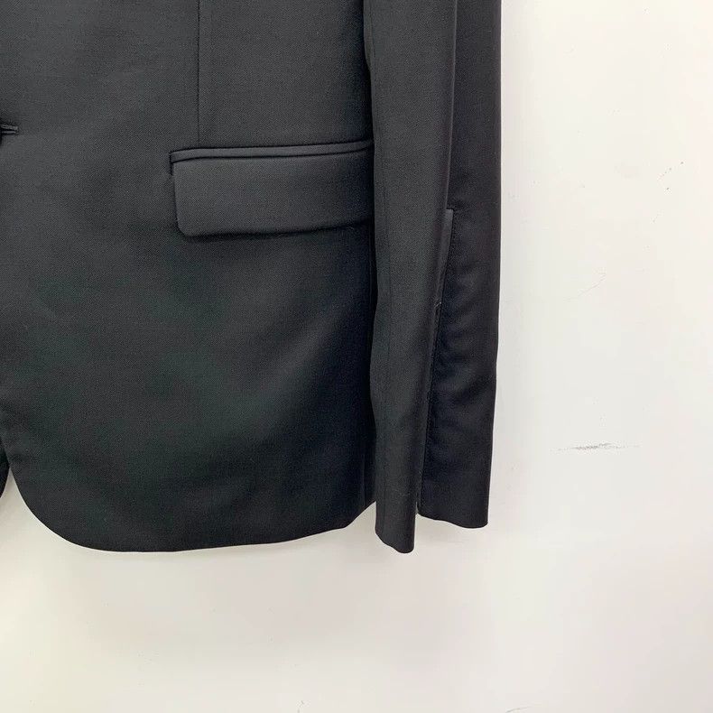 Dior Dior Black wool lapel single-breasted long-sleeved suit Size 48R - 4 Thumbnail
