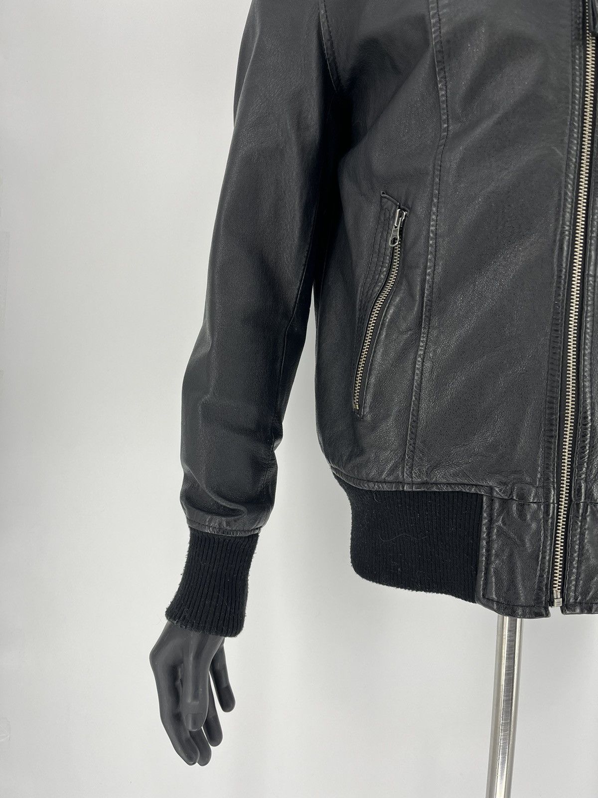 Vintage Poco Loco Leather jacket, koko Motorcycle Motorbike Biking Size US M / EU 48-50 / 2 - 8 Thumbnail