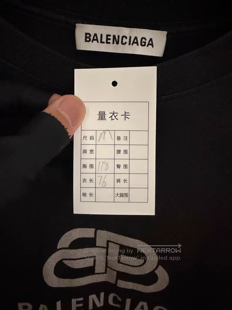 Balenciaga Balenciaga Glitter snap button short sleeve T-shirt Size US M / EU 48-50 / 2 - 3 Thumbnail