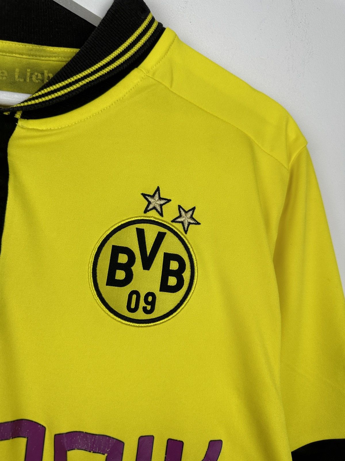 Puma Borussia Dortmund 2012 Home Soccer Jersey Football Shirt Size US L / EU 52-54 / 3 - 6 Thumbnail
