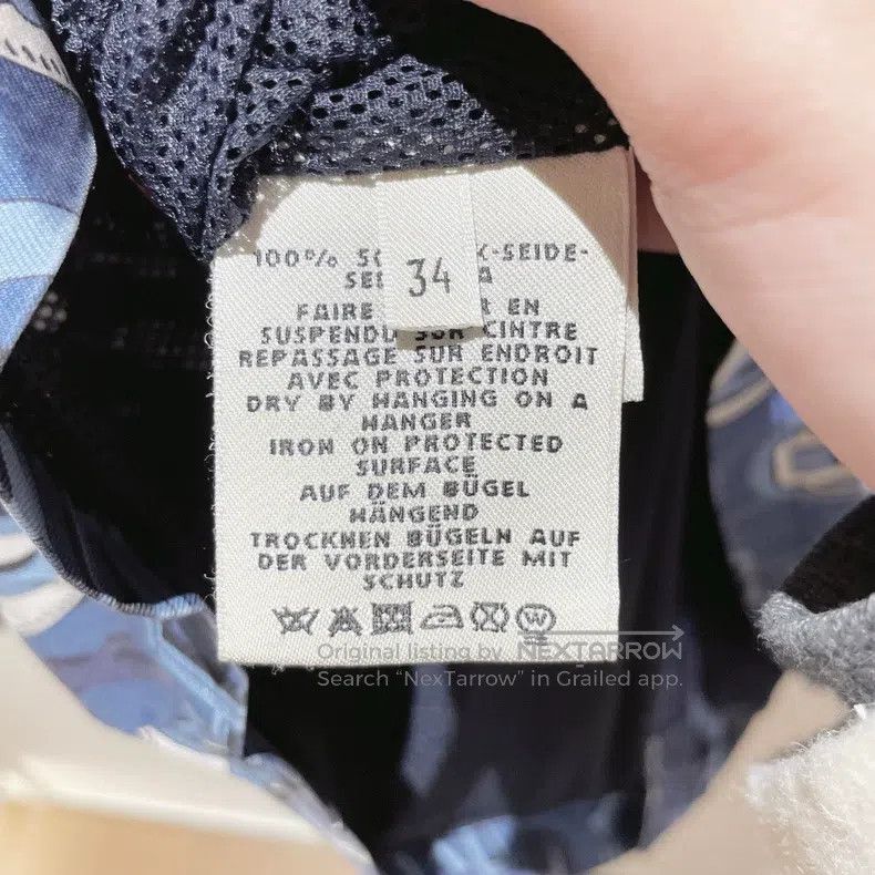 Hermes Hermes Silk full-printed pattern zippered hooded jacket Size XXS / US 00 / IT 34 - 3 Thumbnail