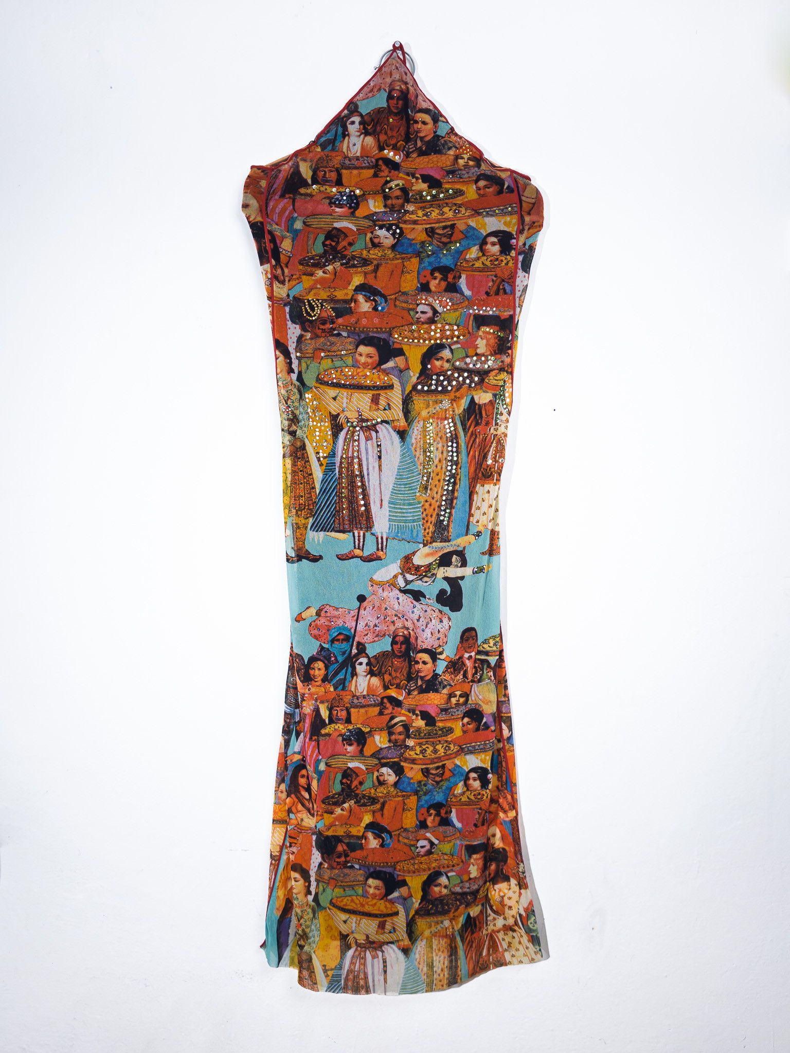 Jean Paul Gaultier SS 1994 "Bollywood" Mesh Halter Dress