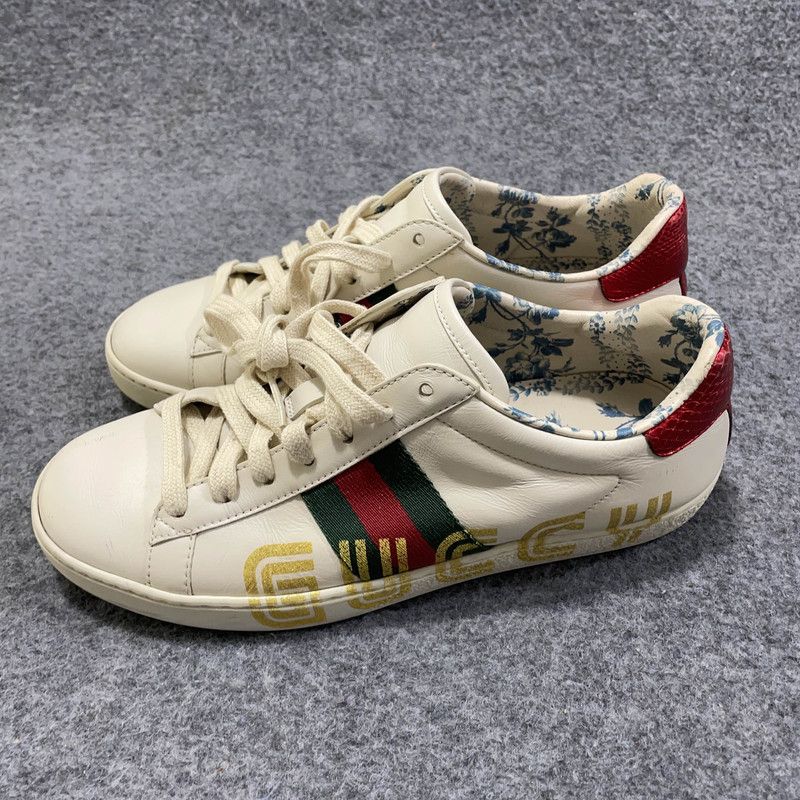 Gucci ACE Striped Low-Top Fashion Sneakers 0079