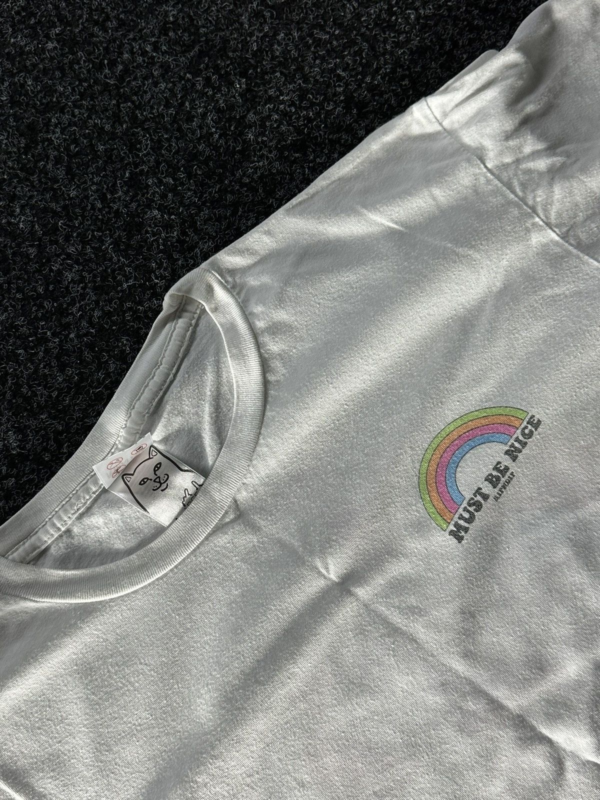 RIPNDIP × Vintage ❗️Vintage Rip n Dip Big logo cat rainbow Streetwear Skate Size US L / EU 52-54 / 3 - 5 Thumbnail