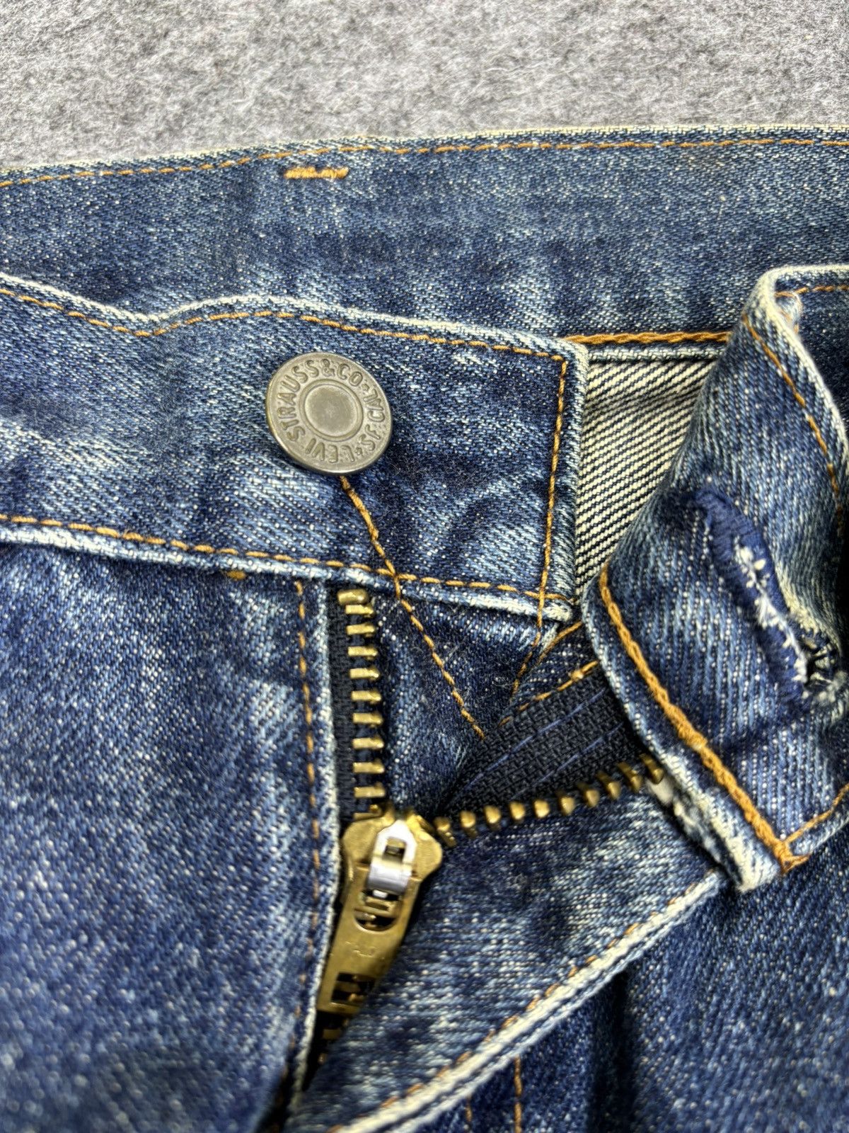 Levi's 💥Vtg 90s💥Levis Capital E Lot 502 Denim F952 Size US 28 / EU 44 - 6 Thumbnail