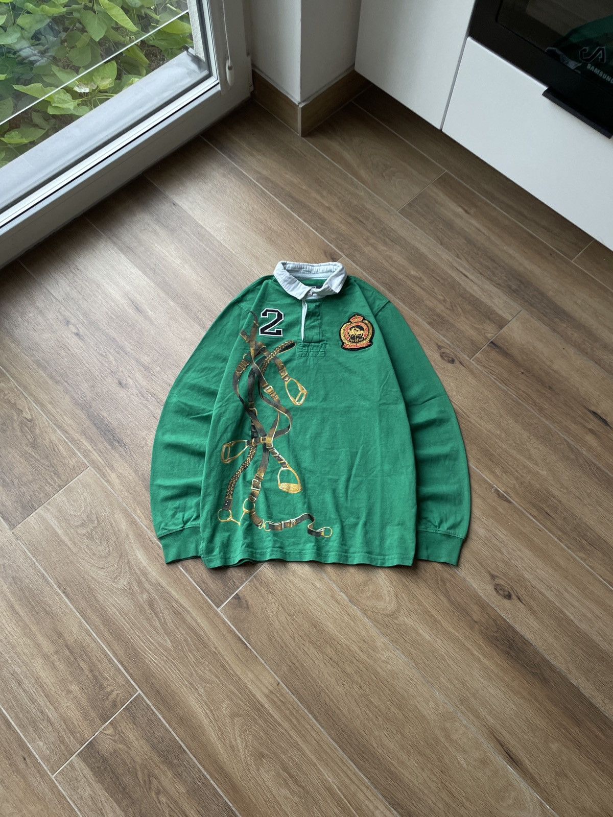 Polo Ralph Lauren Vintage Polo Ralph Lauren Rugby Shirt Avant Garde Japanese Size US L / EU 52-54 / 3 - 1 Thumbnail