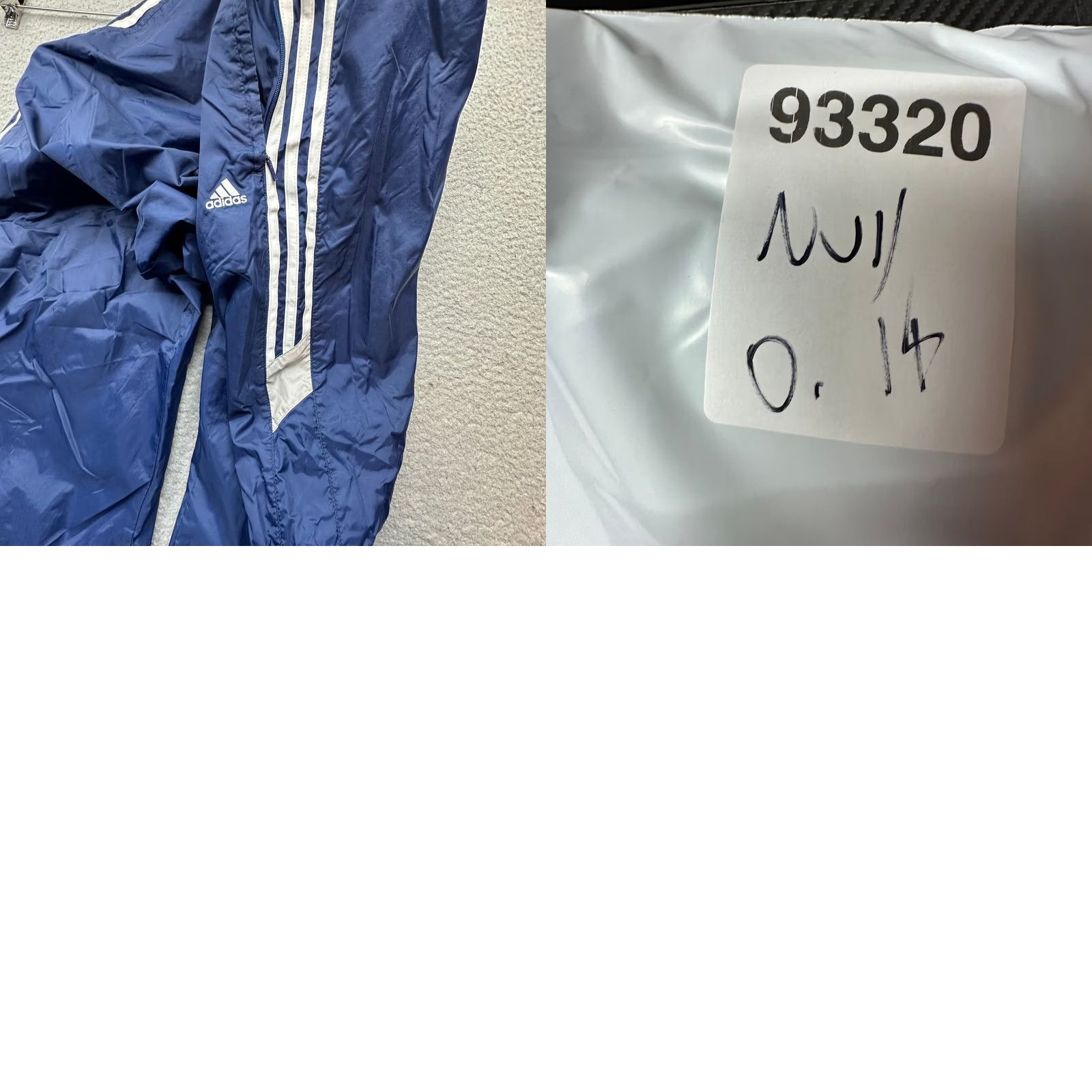 Adidas VINTAGE Adidas Lined Windbreaker Track Pants Mens XL Navy Blue Ankle Zip Sports 90s Men's Pants Size US 36 / EU 52 - 9 Thumbnail