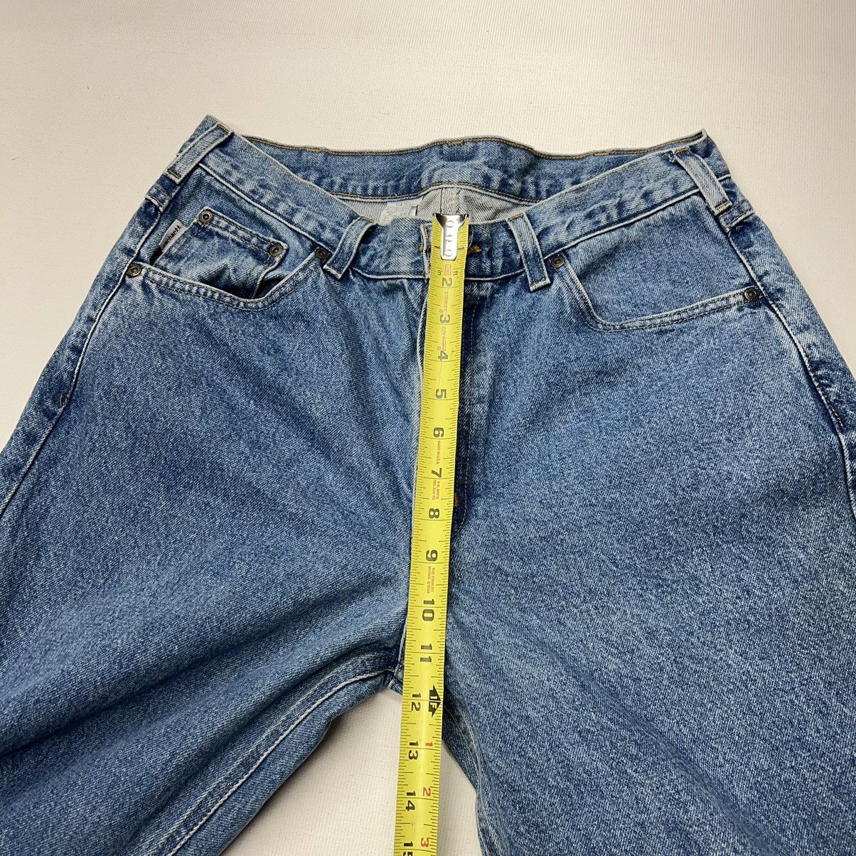 Carhartt × Vintage Carhartt Jeans Blue Relaxed Fit B17 Denim Workwear Baggy Size US 36 / EU 52 - 20 Thumbnail