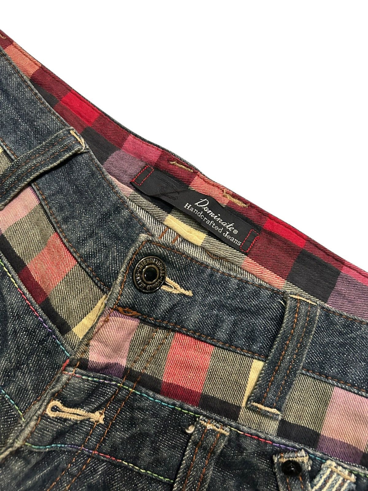 Japanese Brand × Kapital × Vintage Double Waist Dominate Japanese Punk Style Denim Jeans Size US 31 - 8 Thumbnail