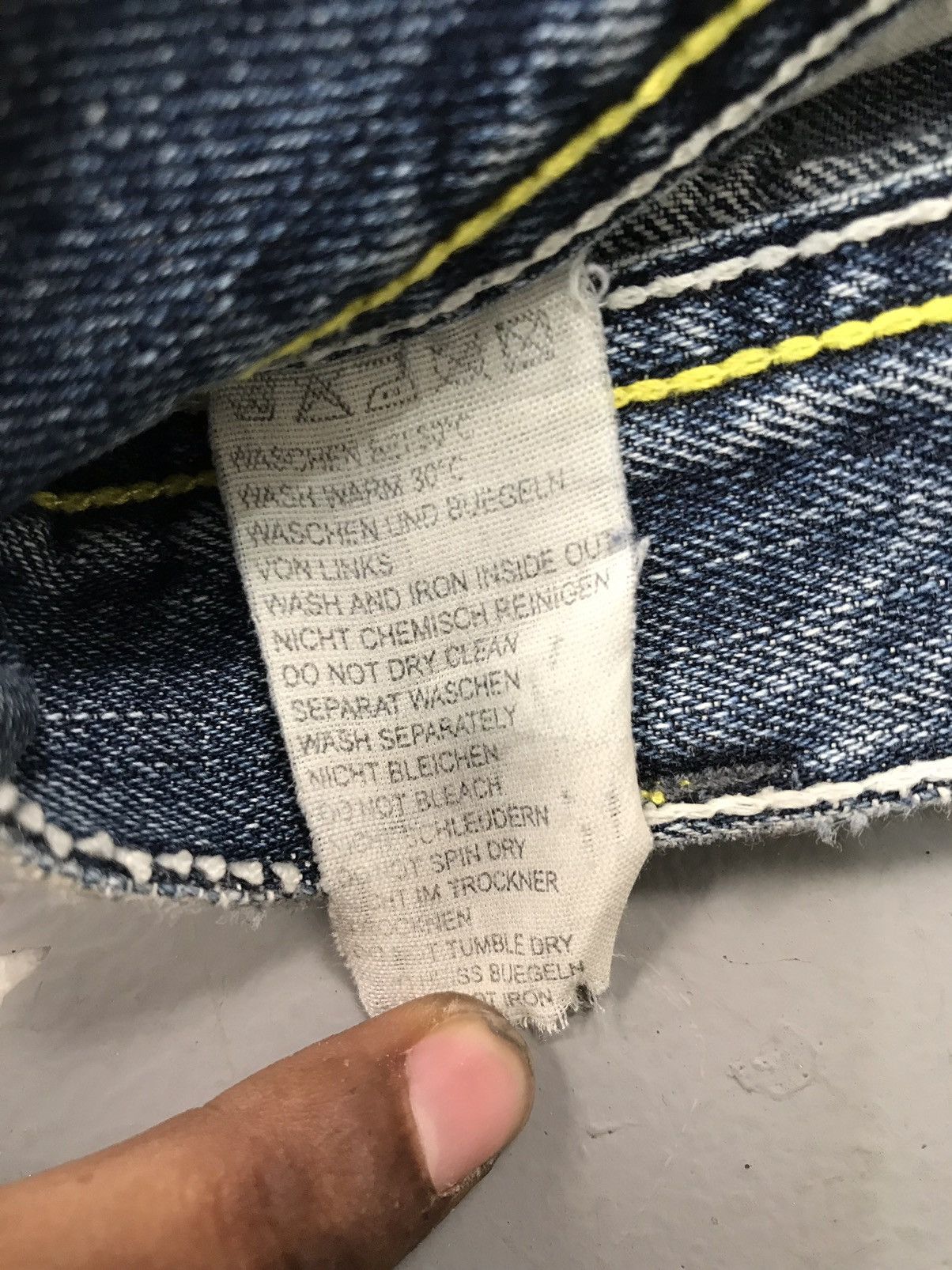 Vintage Vintage stir it up denim Size US 37 - 7 Thumbnail