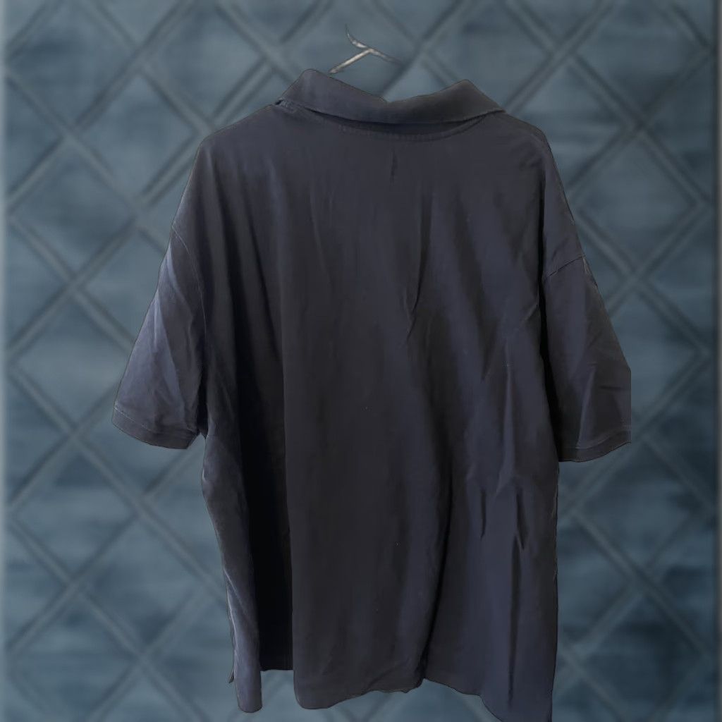 Vintage The Foundry Supply Co. Polo Shirt Men 3XL Black Solid Casual Shirt Size US XXL / EU 58 / 5 - 1 Thumbnail