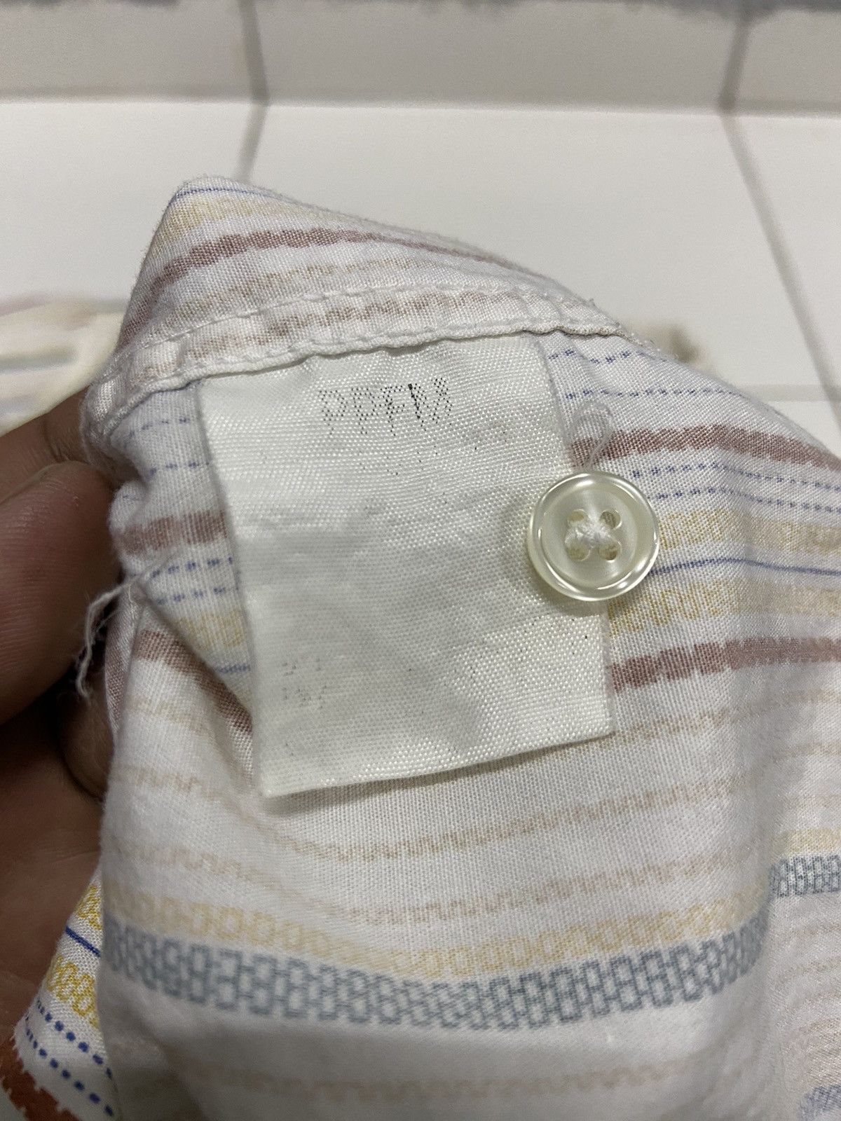 PPFM PPFM STRIPED BUTTON UP SHIRT Size US M / EU 48-50 / 2 - 8 Thumbnail