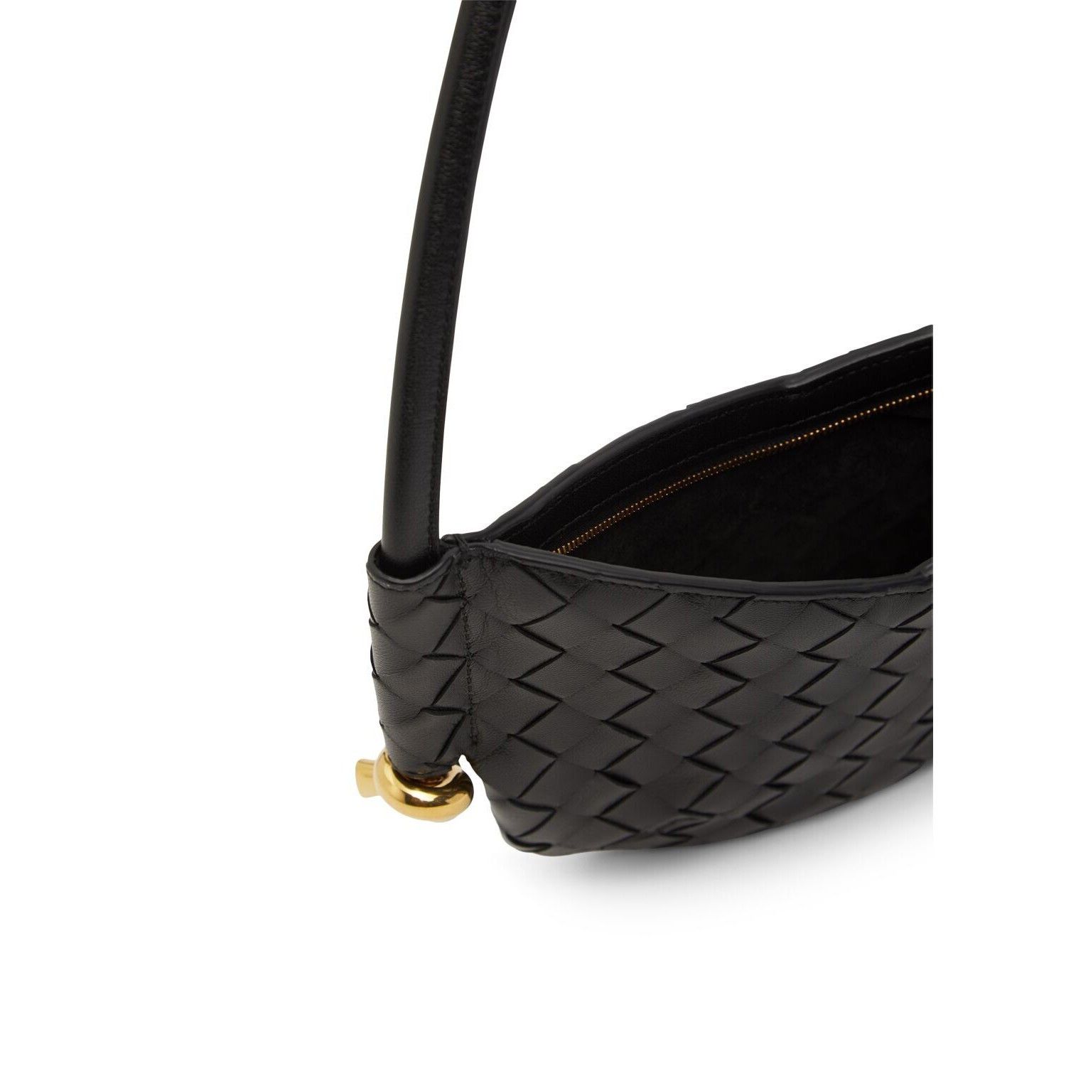 Bottega Veneta BOTTEGA VENETA Solstice Mini $2300 Black Leather Shoulder Ba Size ONE SIZE - 4 Thumbnail