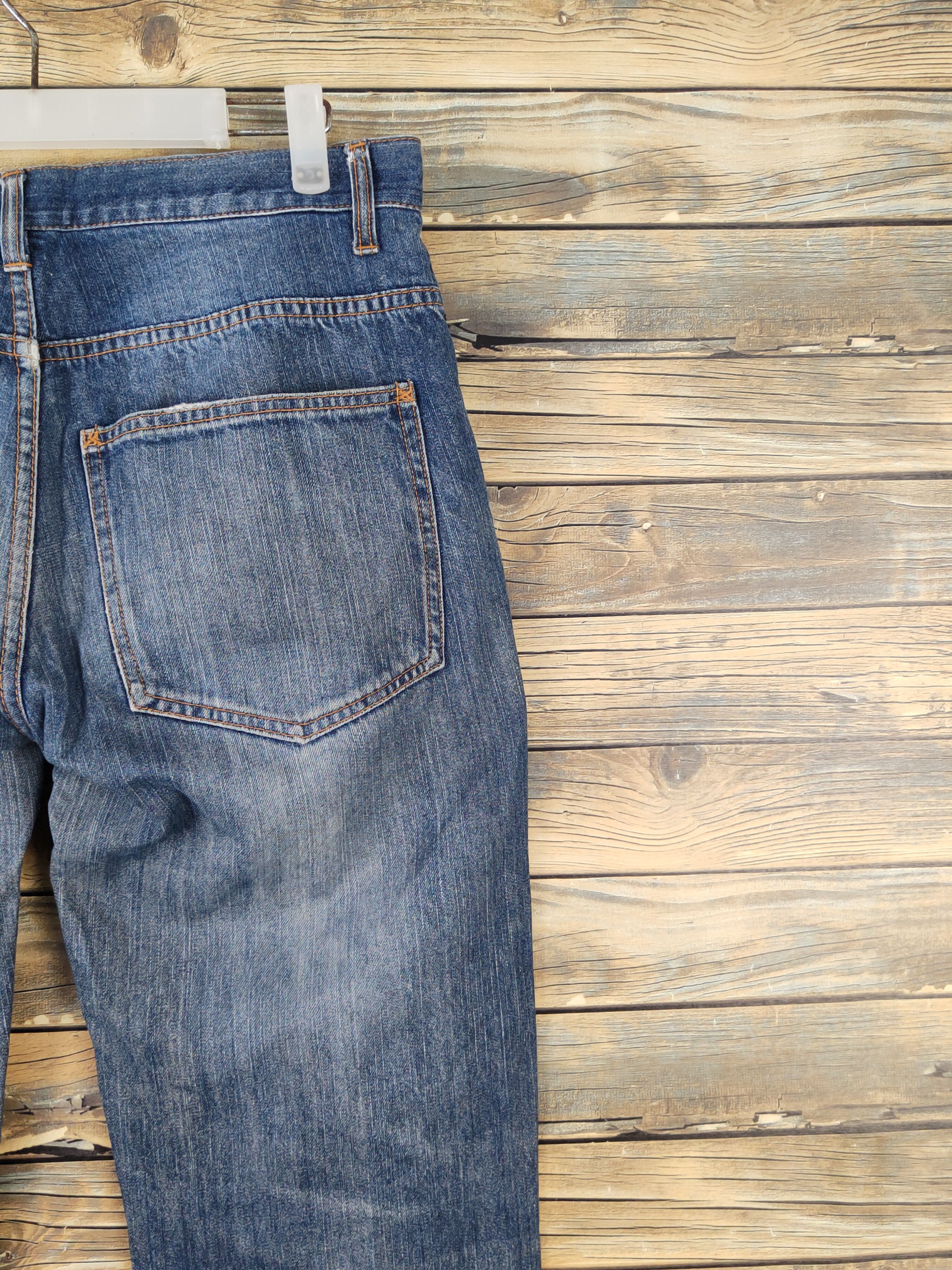 Japanese Brand Japanese Brand Blue Distressed Ripped denim Jeans #W1801 Size US 32 / EU 48 - 10 Thumbnail