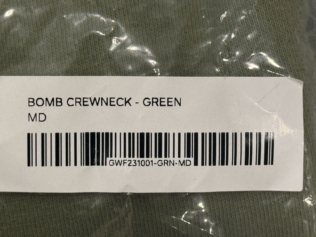 Golf Wang Golf Wang Medium Dark Green Bomb Logo Crewneck Size US M / EU 48-50 / 2 - 5 Thumbnail