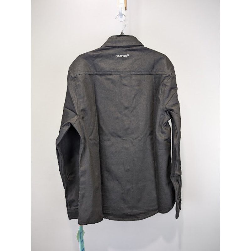 Off-White o1rshd1 Single Arrow Denim Shirt in Black/White Size US XXL / EU 58 / 5 - 8 Thumbnail