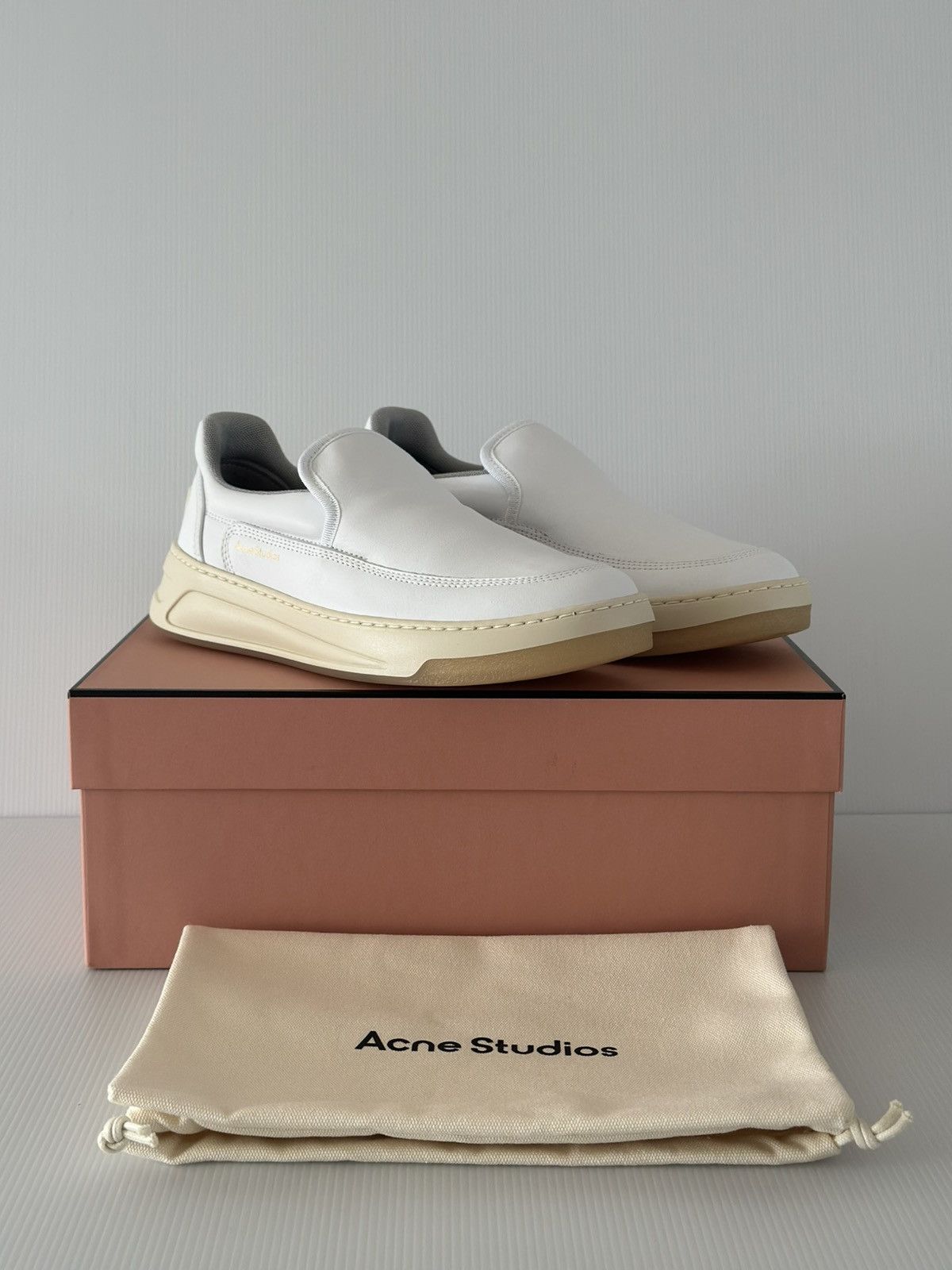 Acne Studios Acne Studios Bennie Face Slip On Sneakers Size US 8.5 / IT 38.5 - 2 Thumbnail
