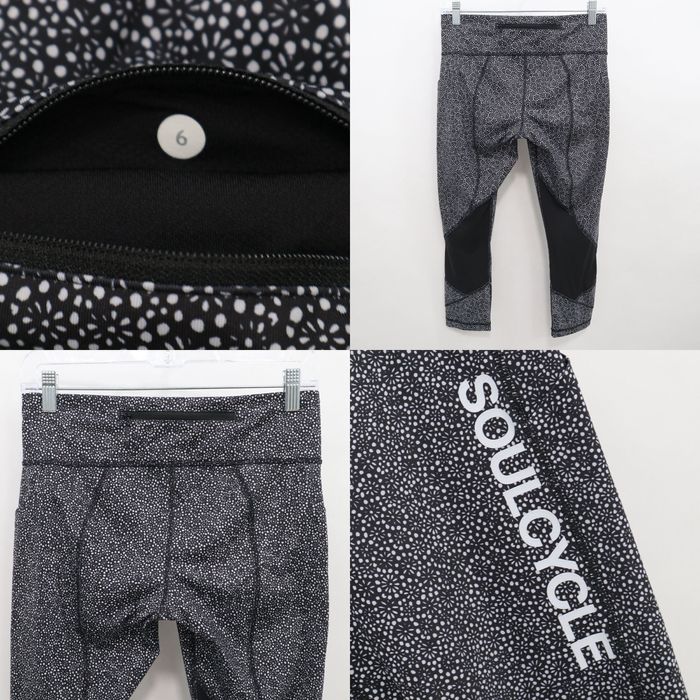 Lululemon Soulcycle crops Sz 6