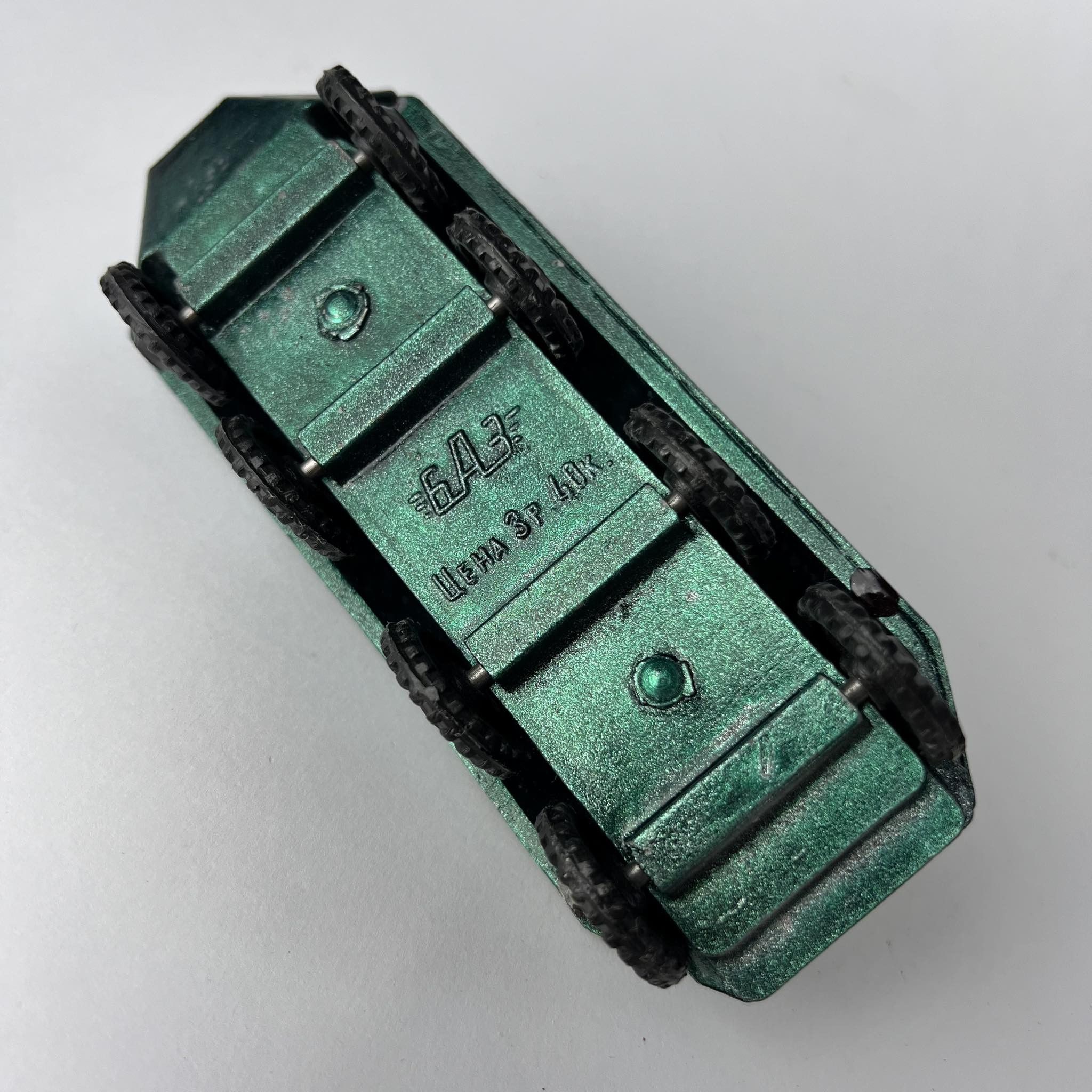 Vintage Vintage Military Vehicle Toy Personnel Carrier Metal 1:43 Size ONE SIZE - 7 Thumbnail