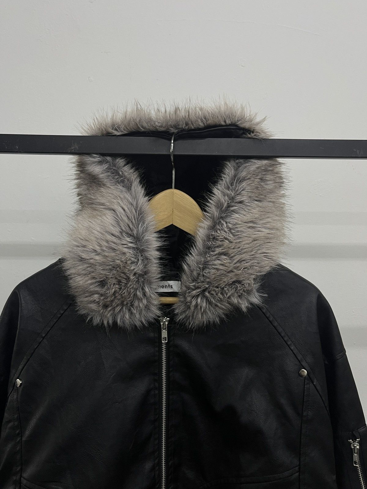 KMRii Faux Leather Fur GV Gallery Inspired Jacket LGB Vkei Size US L / EU 52-54 / 3 - 14 Thumbnail