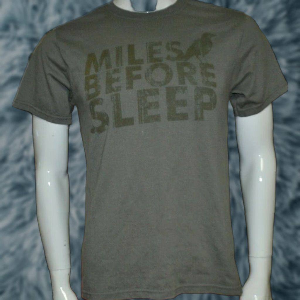 Jerzees Miles Before Sleep Jerzees T Shirt Solid Gray Short Sleeve Round Neck Mens Small Sam DeArmond Fort Myers FL MI 2000s Rock Graphic Tee Size US S / EU 44-46 / 1 - 1 Thumbnail