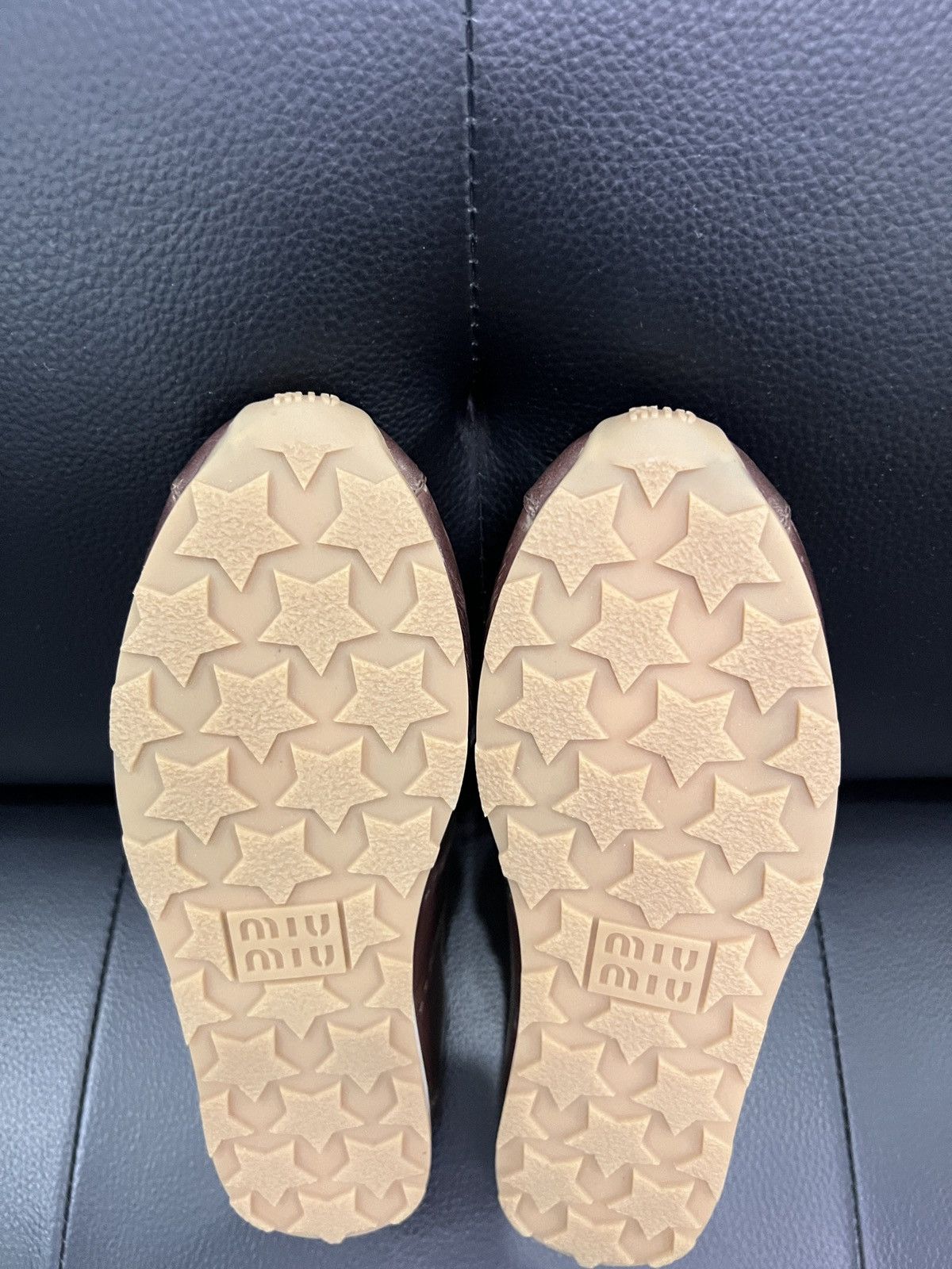 Miu Miu Miu Miu SS26 Plume Distressed Leather Sneakers Size US 6.5 / IT 36.5 - 16 Thumbnail