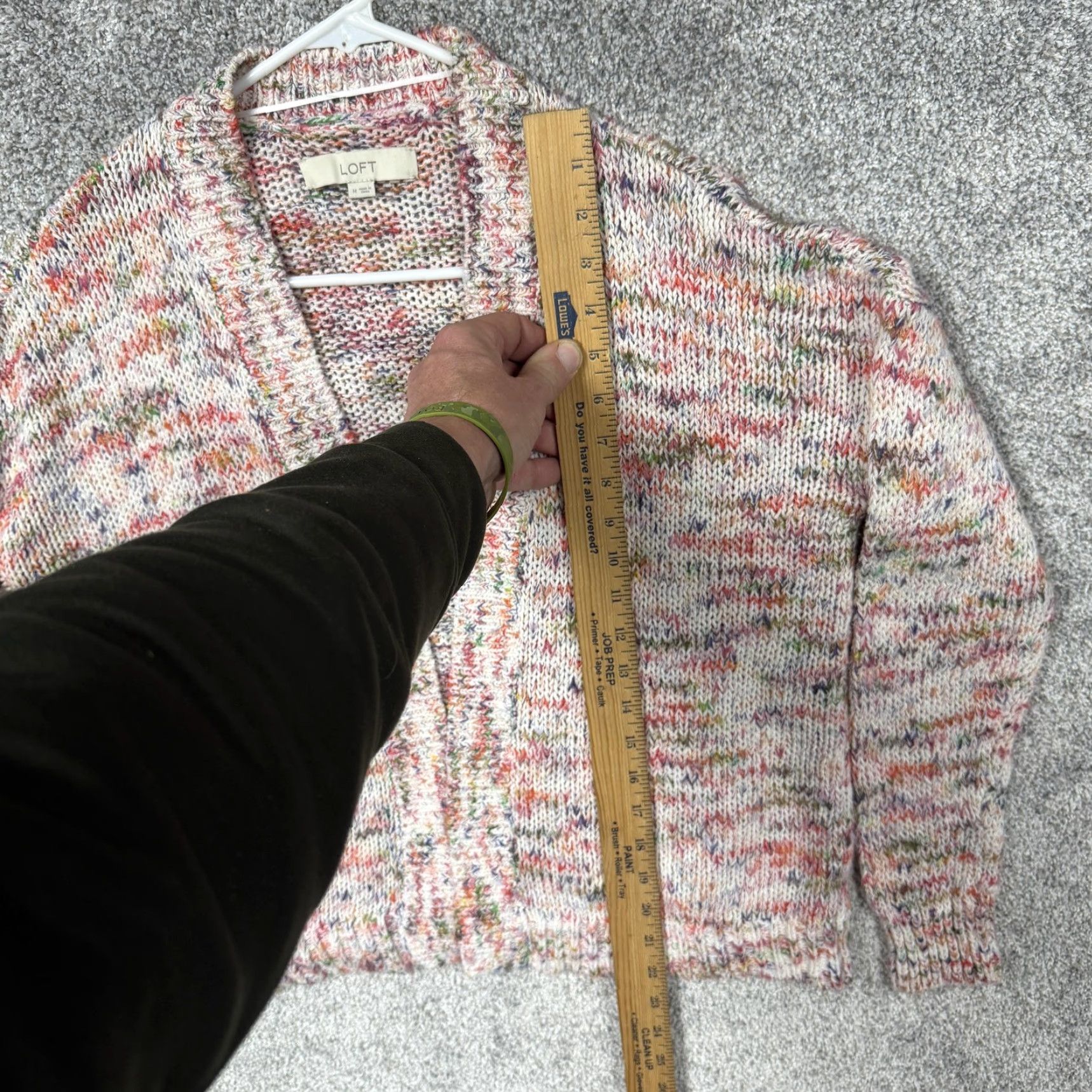 Loft VINTAGE LOFT Cardigan Sweater M Open Front Cozy Layering Boho Cottagecore Grandmacore Size M / US 6-8 / IT 42-44 - 2 Thumbnail