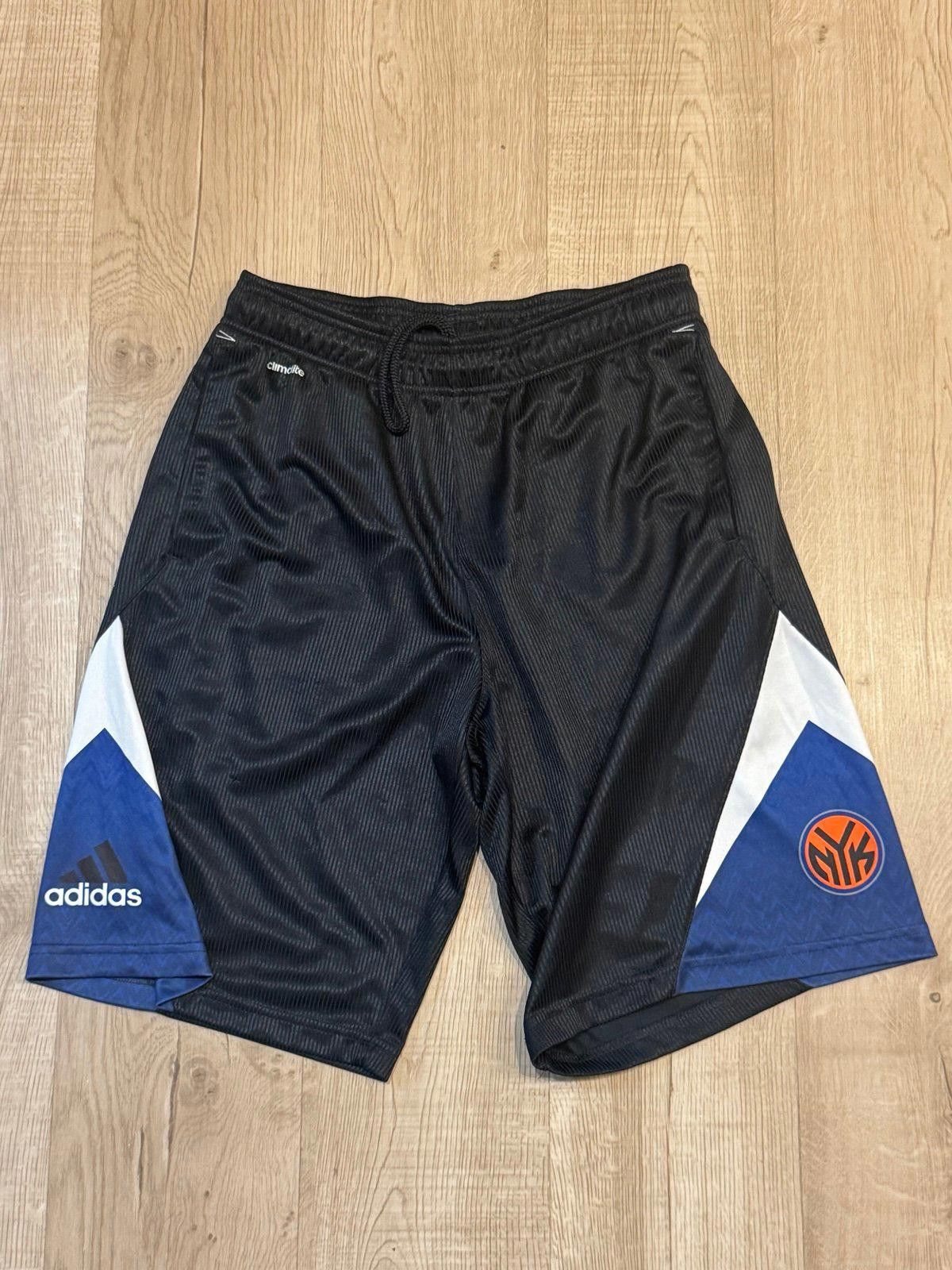 Adidas NY Knicks Basketball Shorts Hoop Team Mens LG Vintage