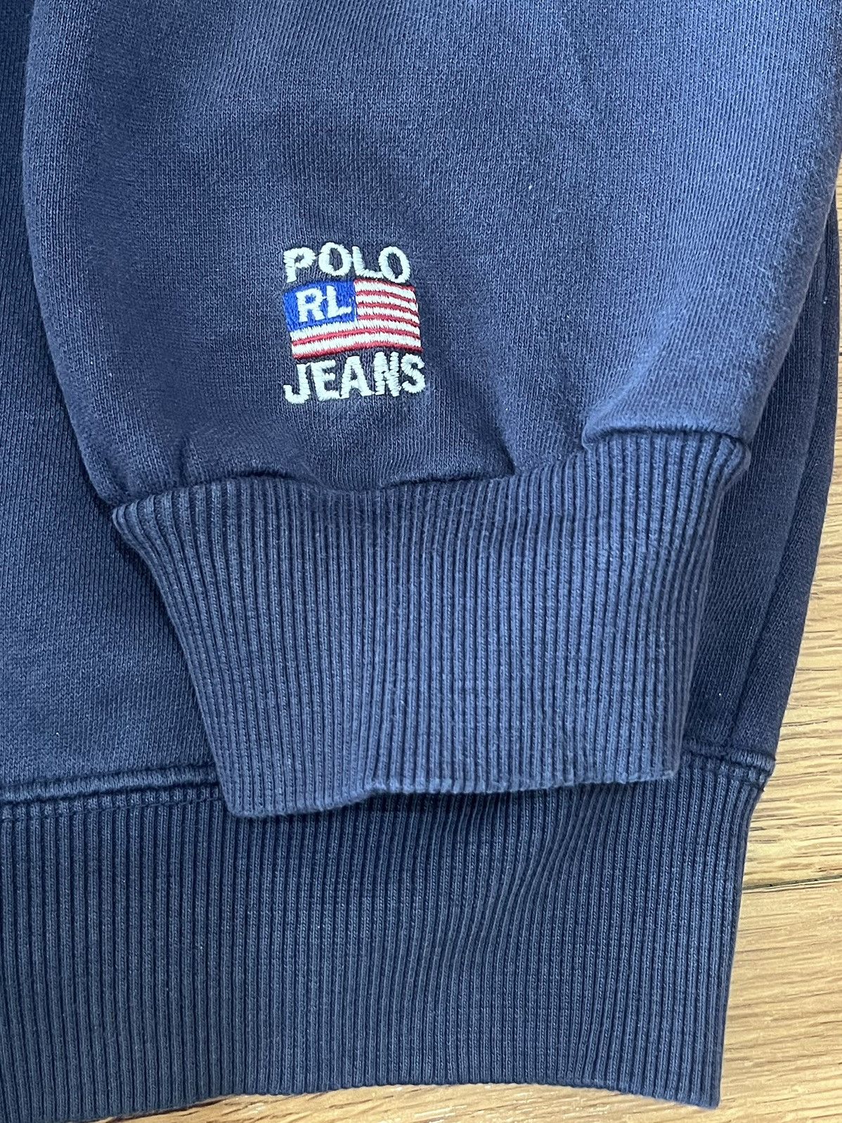 Polo Ralph Lauren 90s Polo RL Embroidery American Flag Crewneck Sweatshirt Size US XL / EU 56 / 4 - 3 Thumbnail